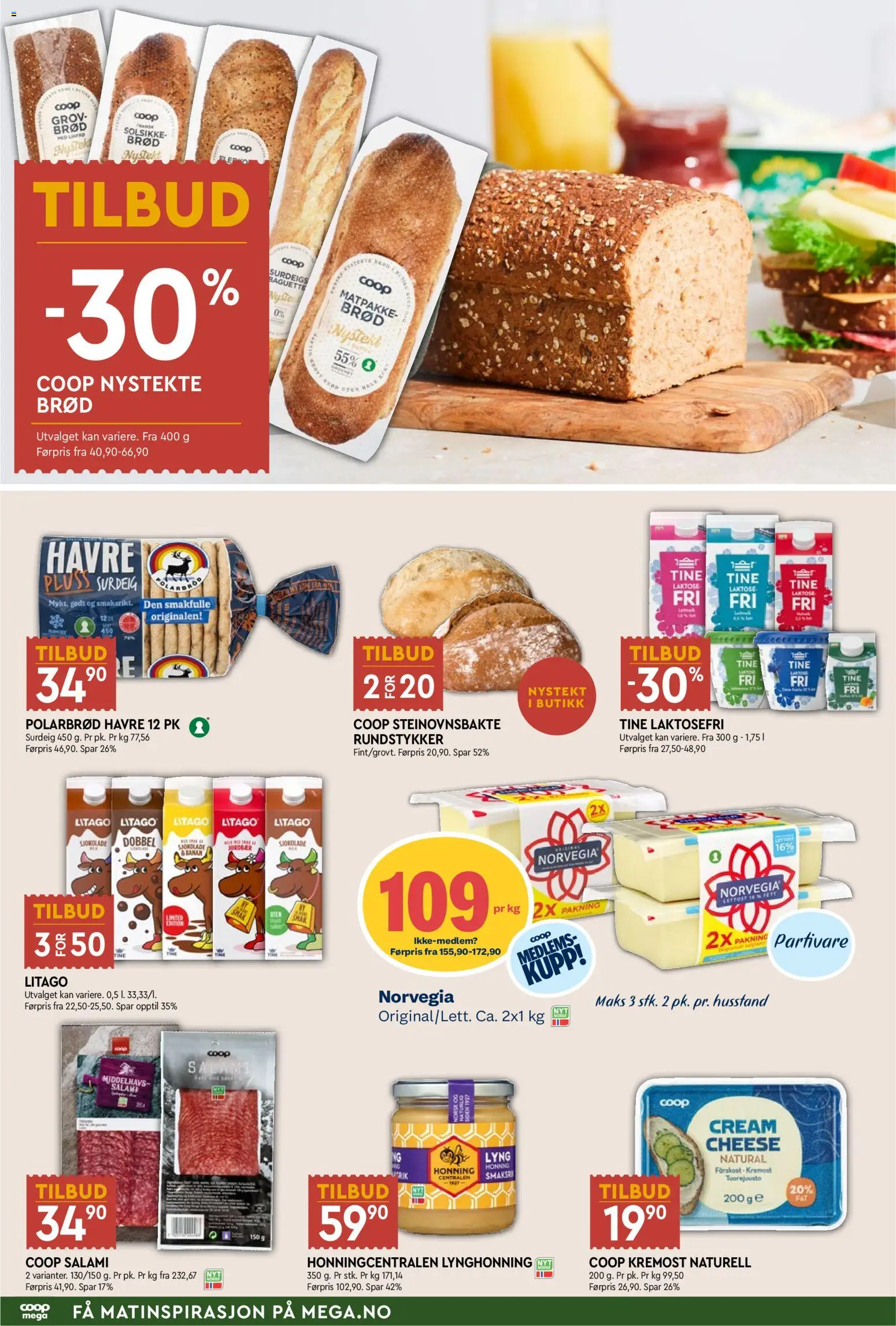 {H1} | Side: 4 | Produkter: Brød, Sjokolade, Salami, Постільна білизна