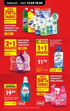 Náhled letáku Biedronka Polsko leták od 13.04.2026 | Strana: 25 | Produkty: Lenor, Cif, Domestos, Karty