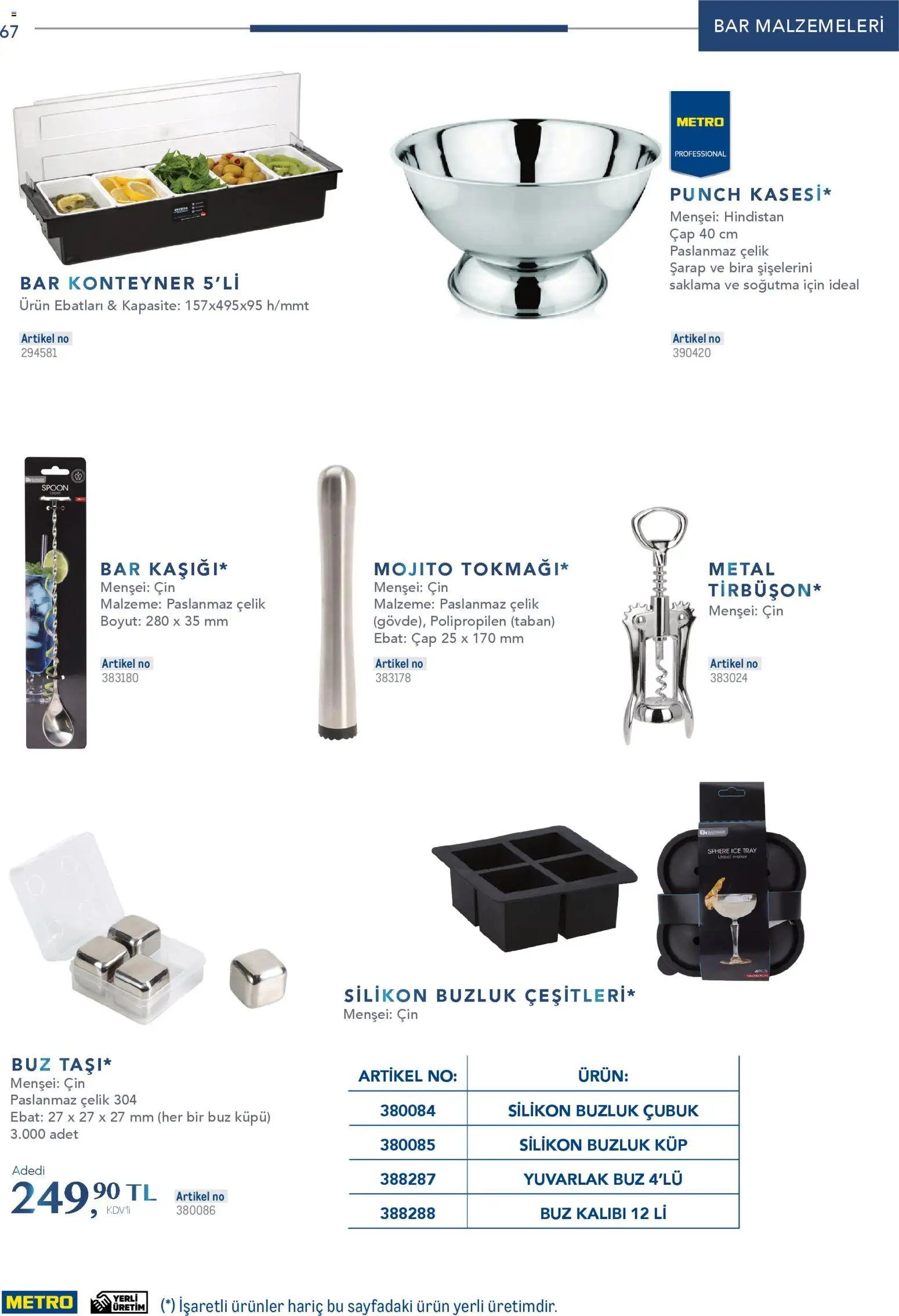 Metro - Profesyonel Çözümler - 26.12.2025 tarihinden itibaren geçerlidir | Sayfa: 67 | Ürünler: Şarap, Bira, Cin
