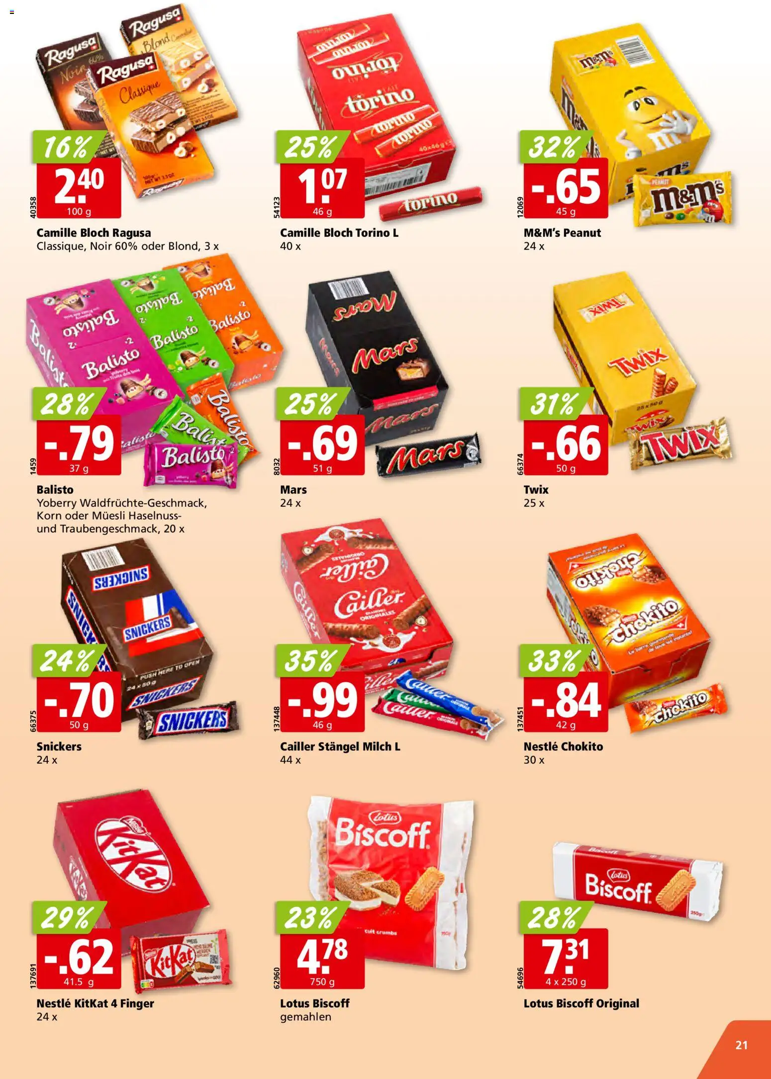 Aligro Aktionen – gültig ab 08.12.2025 | Seite: 21 | Produkte: Snickers, Mars, Twix, Milch