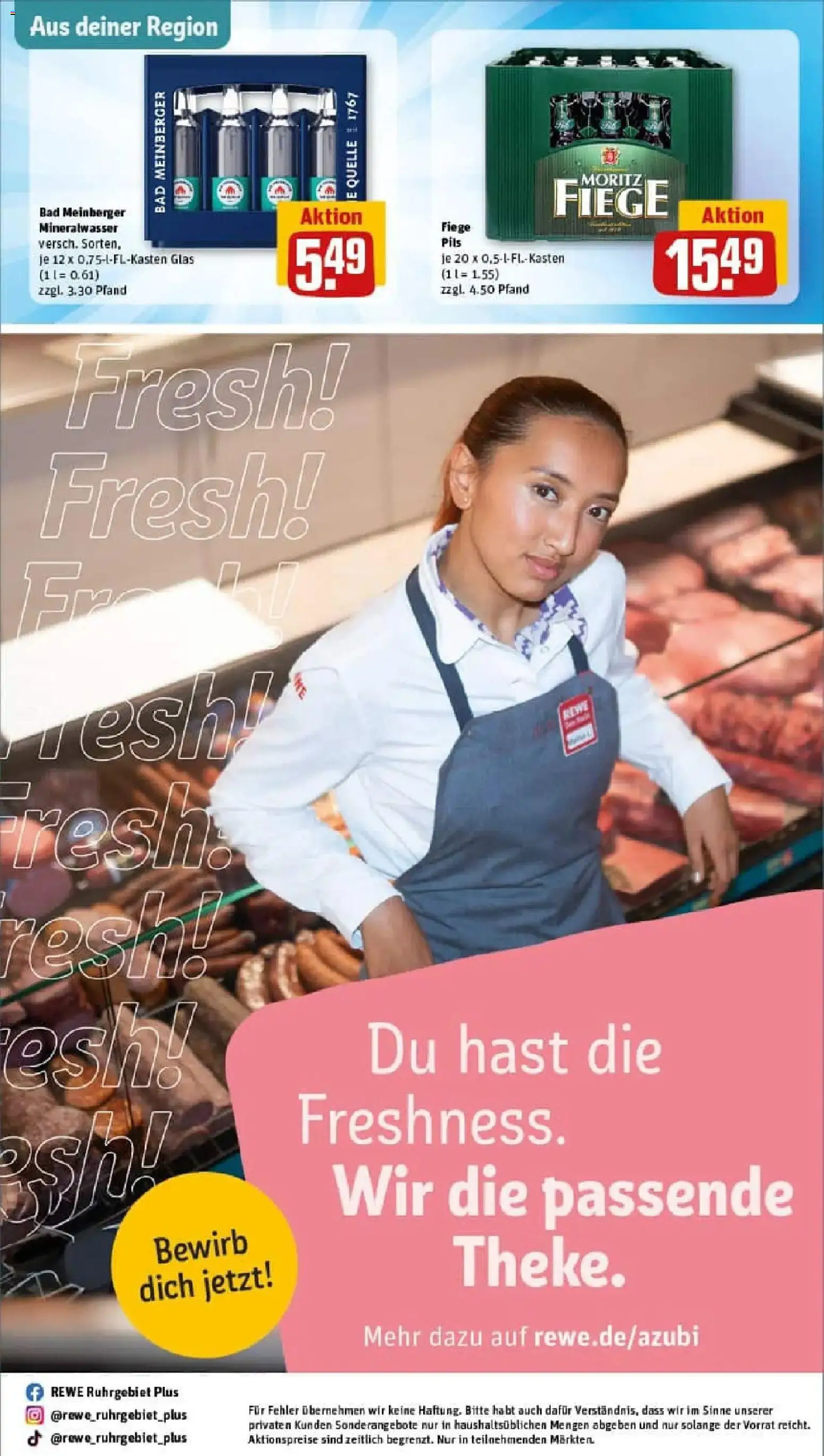 Rewe prospekt Werne	 – gültig ab 26.01.2026 | Seite: 28 | Produkte: Bad, Pils, Mineralwasser