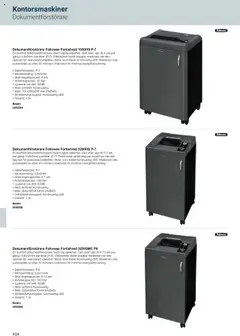 Office Depot - Kontorskatalog 2024   - Förhandsvisning av reklamblad från butik Office Depot aktuell från 15.02.2024 | Sida: 456 | Produkter: Dokumentförstörare