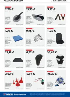 Tokić - Katalog - Pregled kataloga iz trgovine Tokić, vrijedi od 01.03.2026 | Stranica: 4 | Proizvodi: Ventilator, Krpa, Upaljač, Kliješta