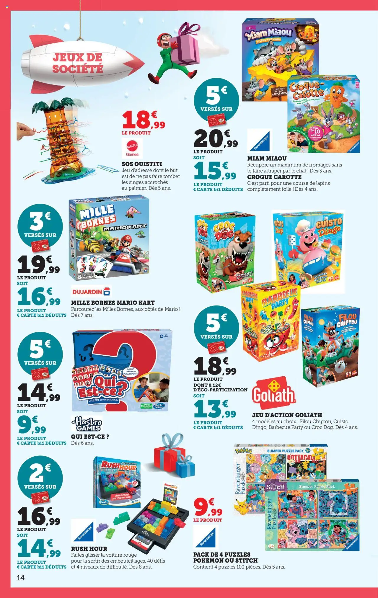 {H1} | Page: 14 | Produits: Barbecue, Jeux, Jeux de société, Carotte