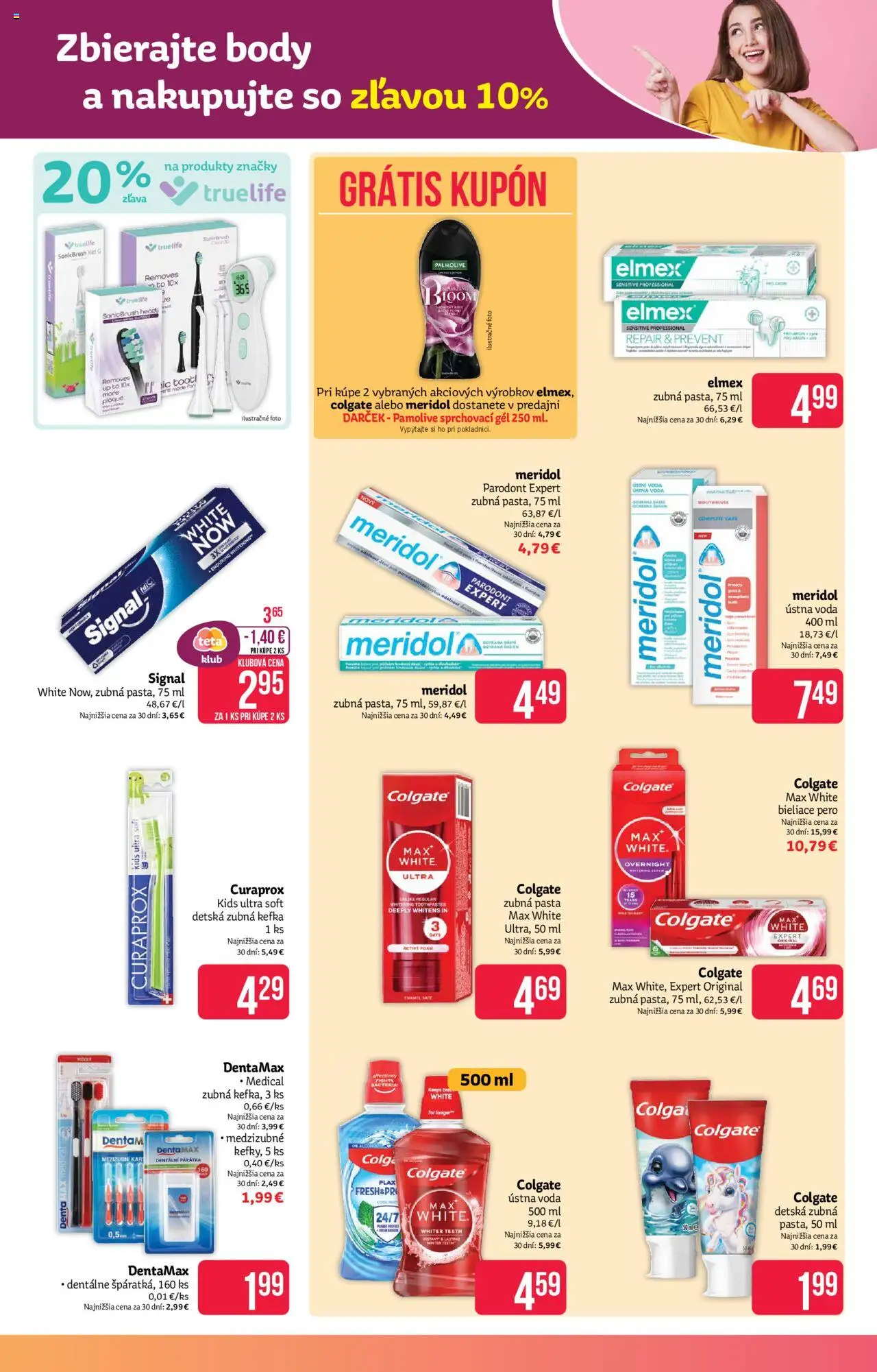 Teta drogerie leták │ platný od 04.08.2025 | Strana: 9 | Produkty: Zubná kefka, Ústna voda, Curaprox