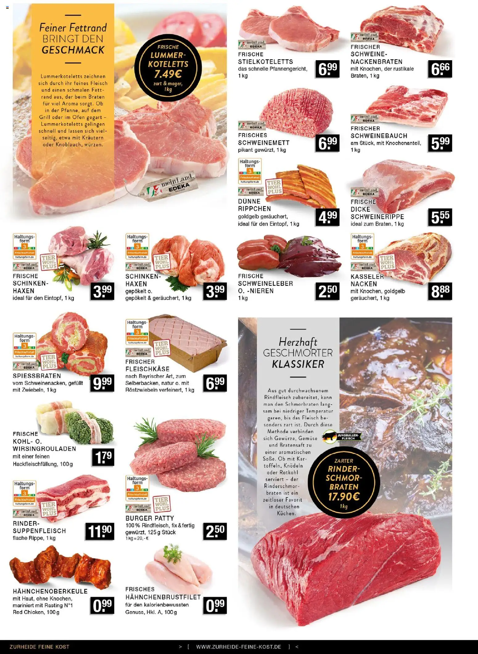 Edeka Zurheide Prospekt 	 – gültig ab 19.01.2026 | Seite: 2 | Produkte: Ofen, Schweinebauch, Gemüse, Suppenfleisch