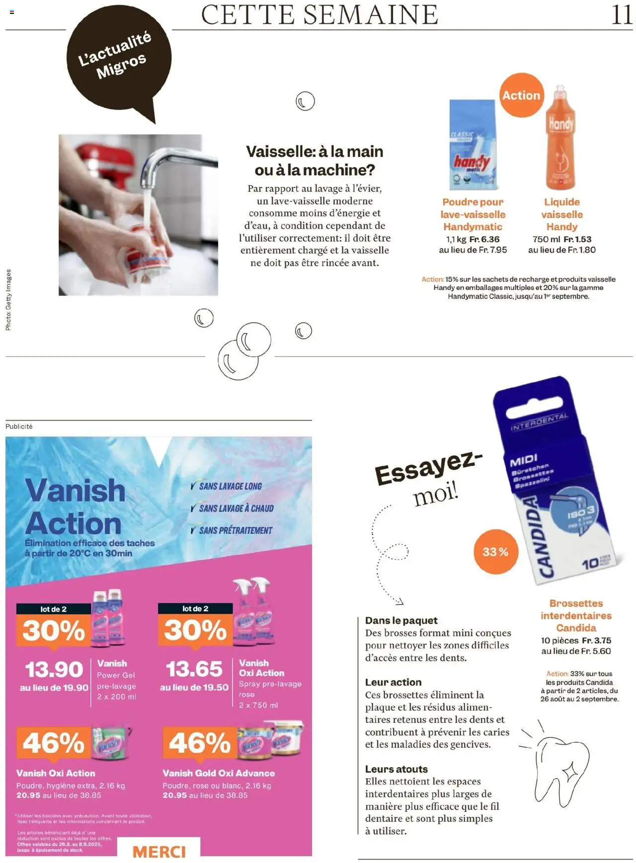 Migros - Magazin FR ab 25.08.2025 | Seite: 11