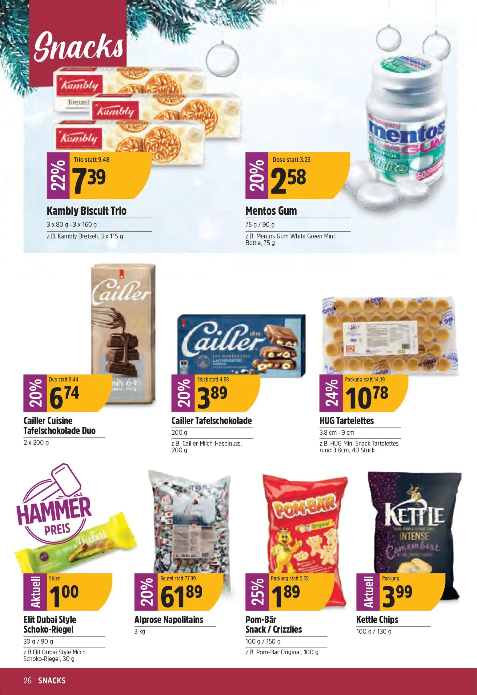 TopCC - Black Friday – gültig ab 01.12.2025 | Seite: 26 | Produkte: Milch, Chips