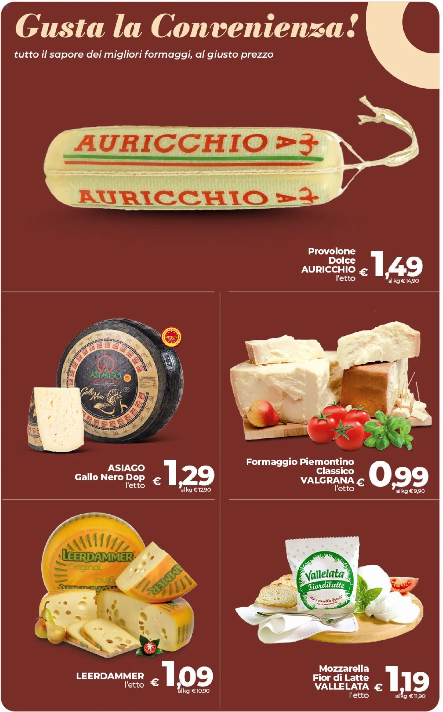 Volantino COOP del 27.01.2026 | Pagina: 13 | Prodotti: Provolone, Mozzarella, Latte, Formaggio