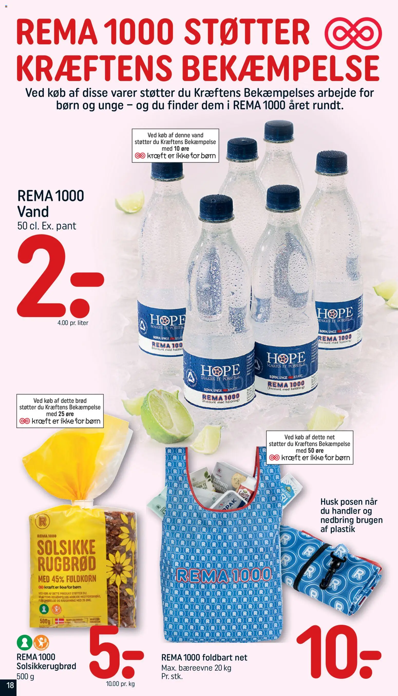 Rema 1000 tilbudsavis – gyldig fra 26.04.2026 | Side: 18 | Produkter: Brød, Te, Rugbrød