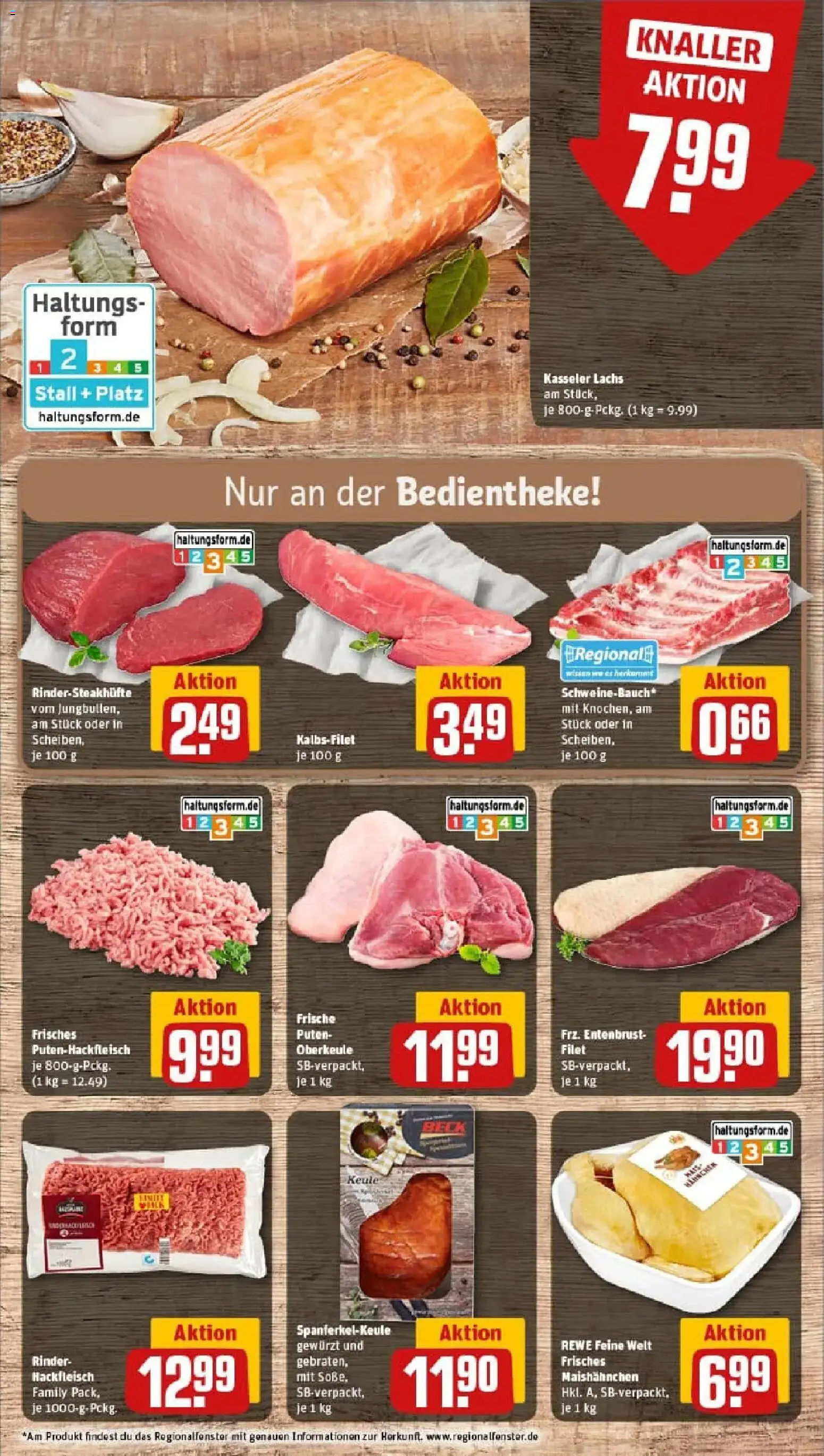 Rewe prospekt Moringen	 – gültig ab 10.11.2025 | Seite: 8 | Produkte: Lachs, Hackfleisch