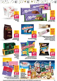 Mercator katalog akcije – veljaven od 18.12.2025 | Stran: 27 | Izdelki: Beljakovinska ploščica, Cokolada, Maline, Smetana