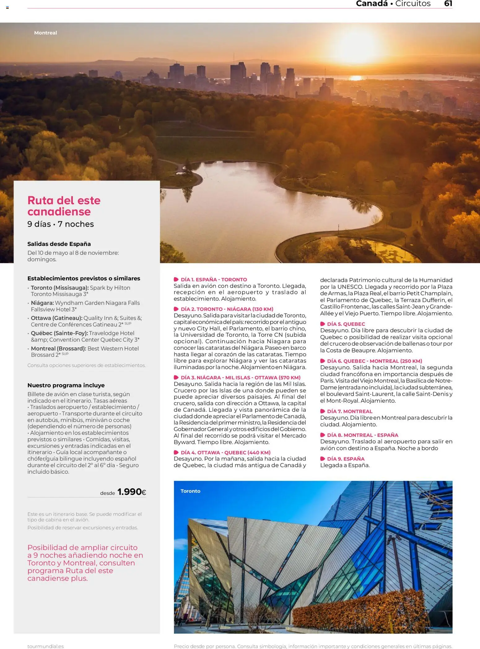 Viajes El Corte Inglés Norteamérica y Caribe │ válido desde el 01.01.2026 | Página: 61 | Productos: General