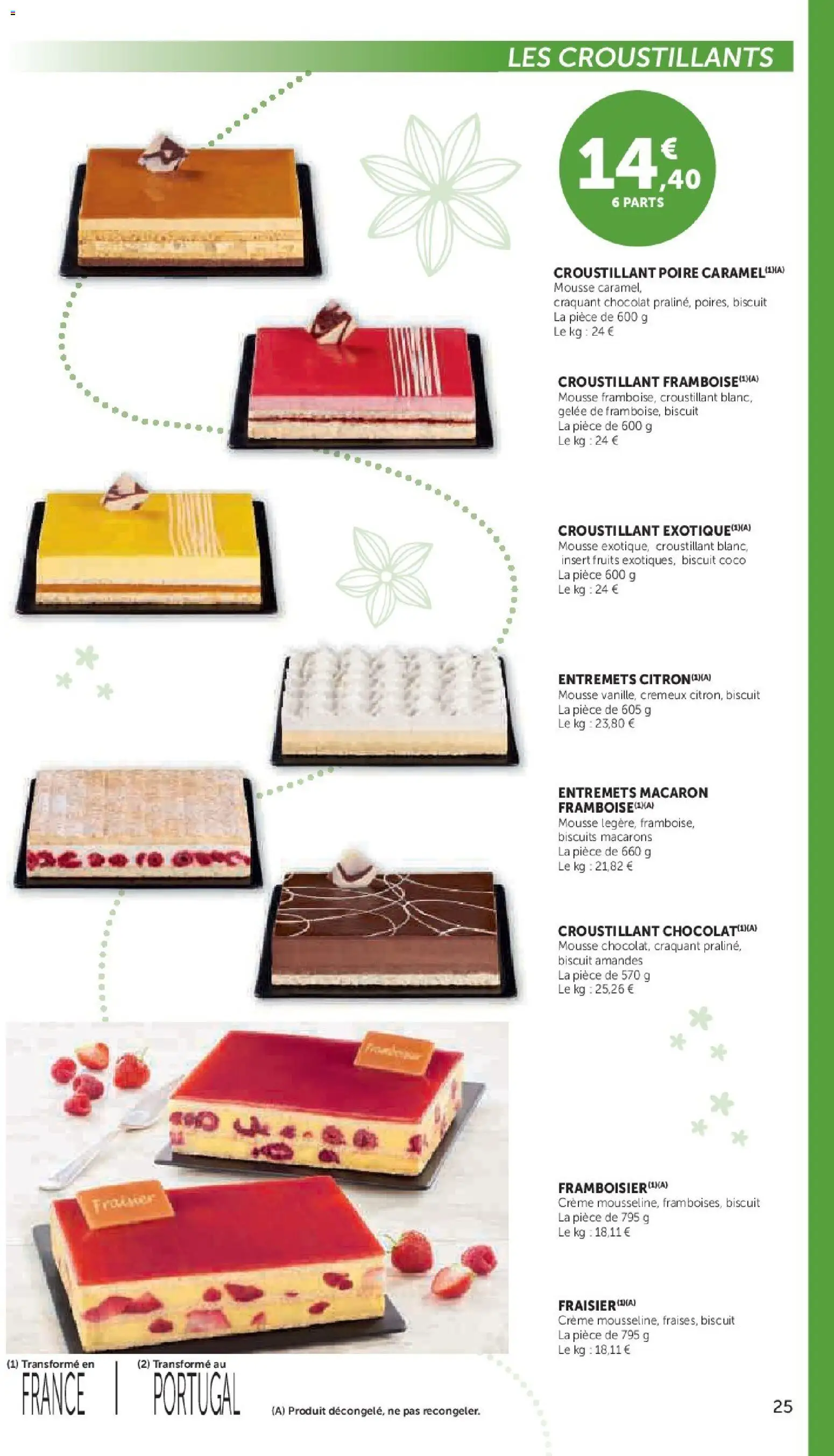 {H1} | Page: 25 | Produits: Framboise, Mousse, Chocolat, Crème