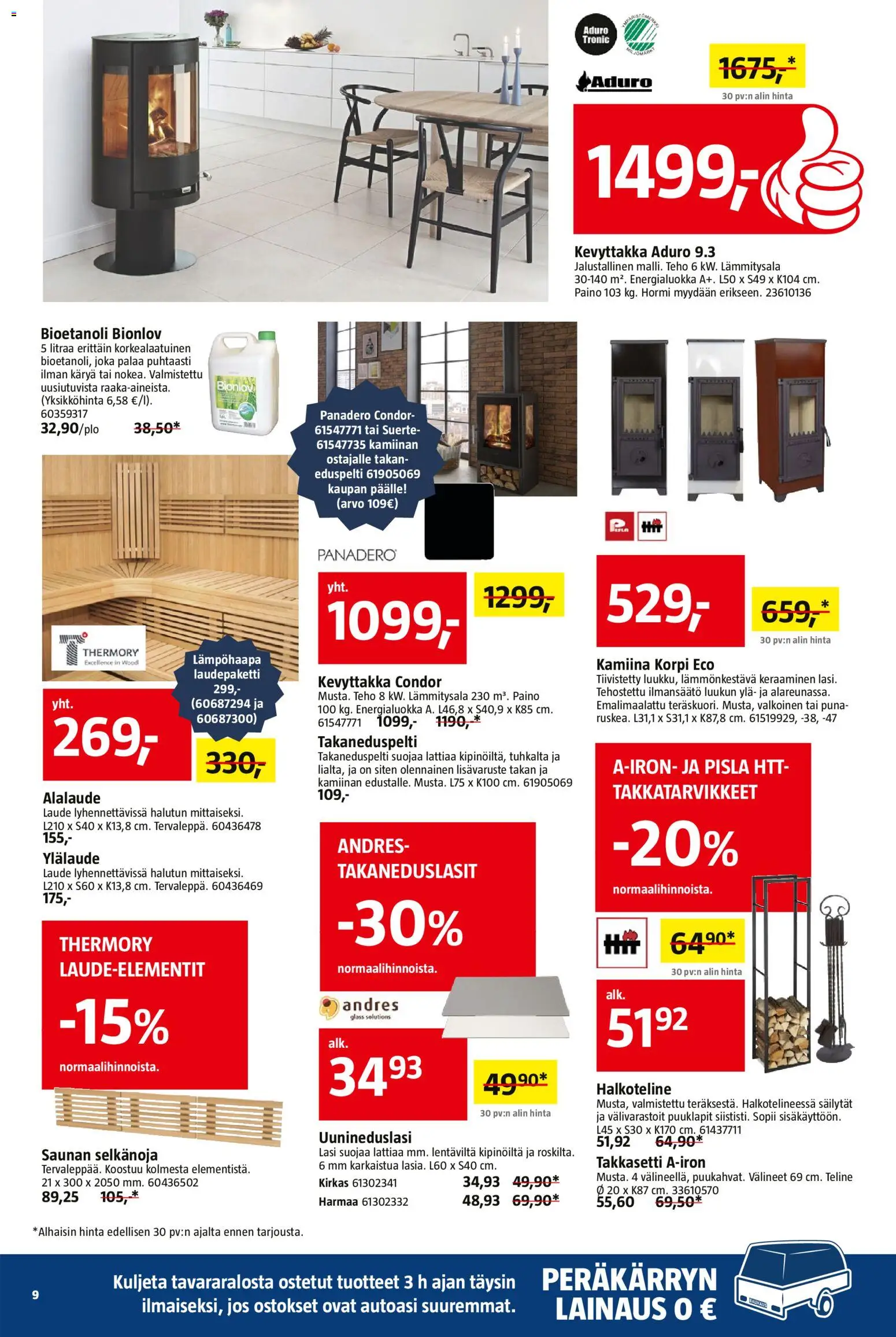 Bauhaus tarjoukset – voimassa 29.10.2025 alkaen | Sivu: 9