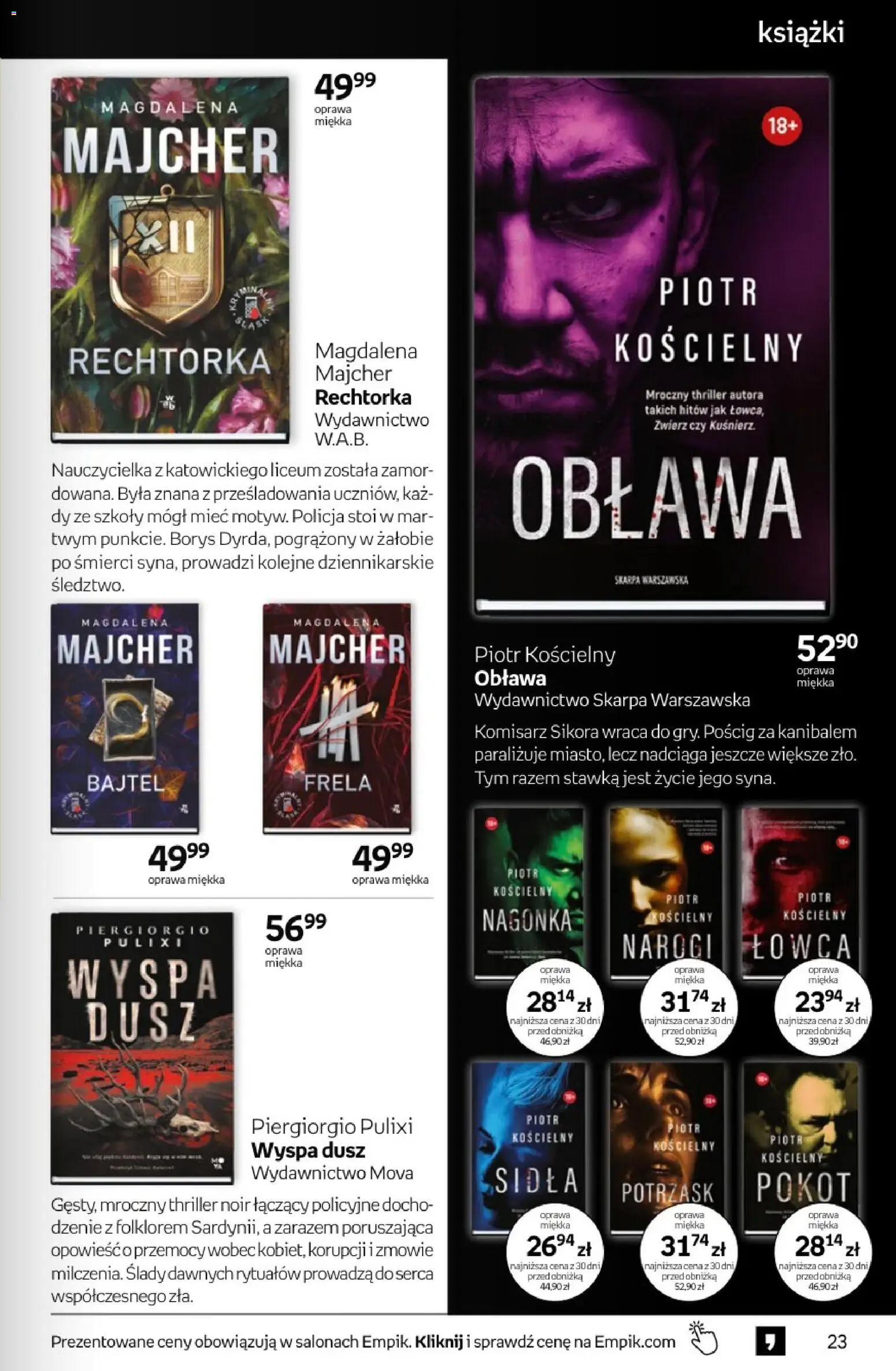 Empik promocje - Tom kultury Książki od 25.02.2026 | Strona: 23 | Produkty: Książki