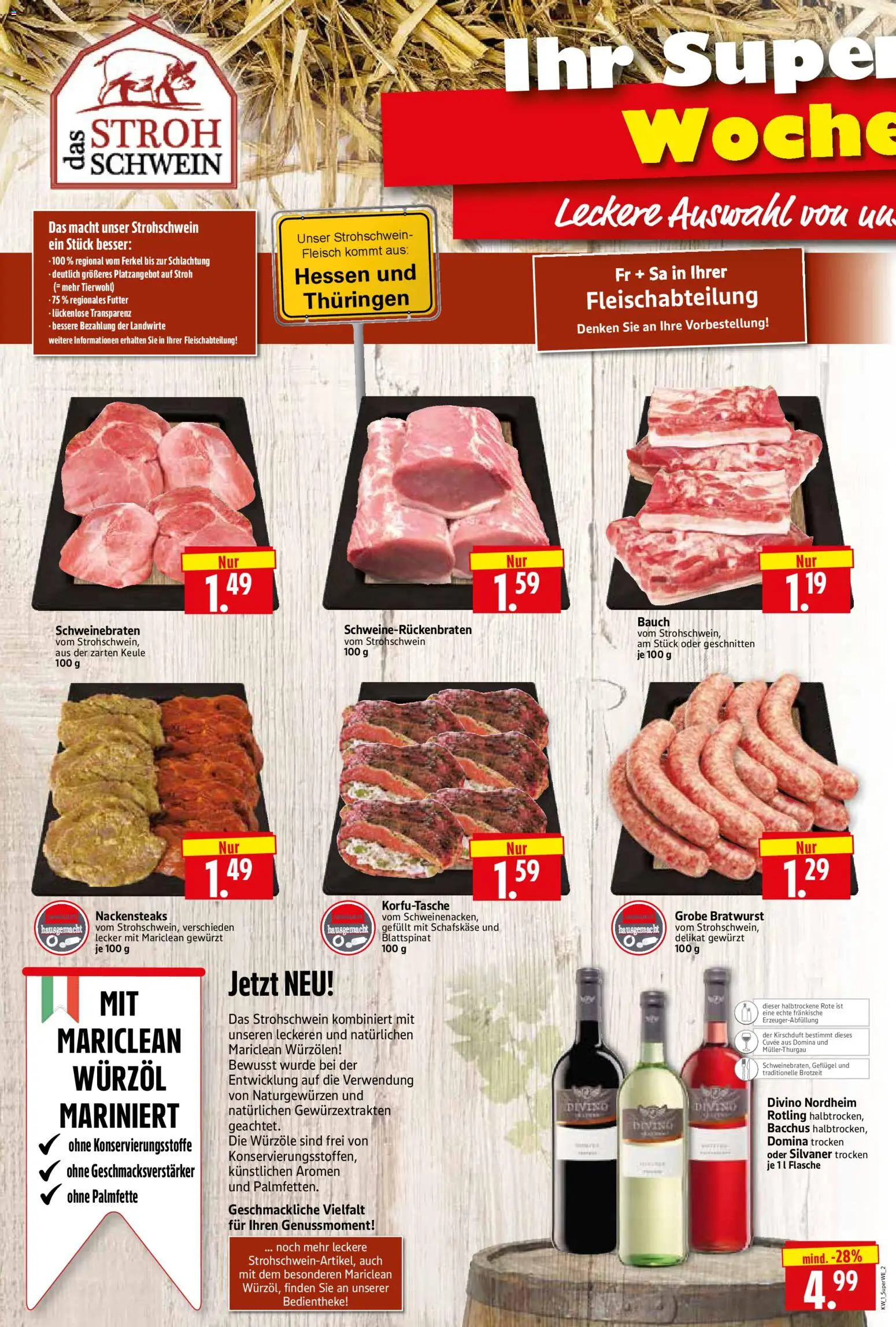 HERKULES - Sonderbeilage – gültig ab 02.01.2026 | Seite: 2 | Produkte: Nackensteaks, Bratwurst, Fleisch, Schafskase