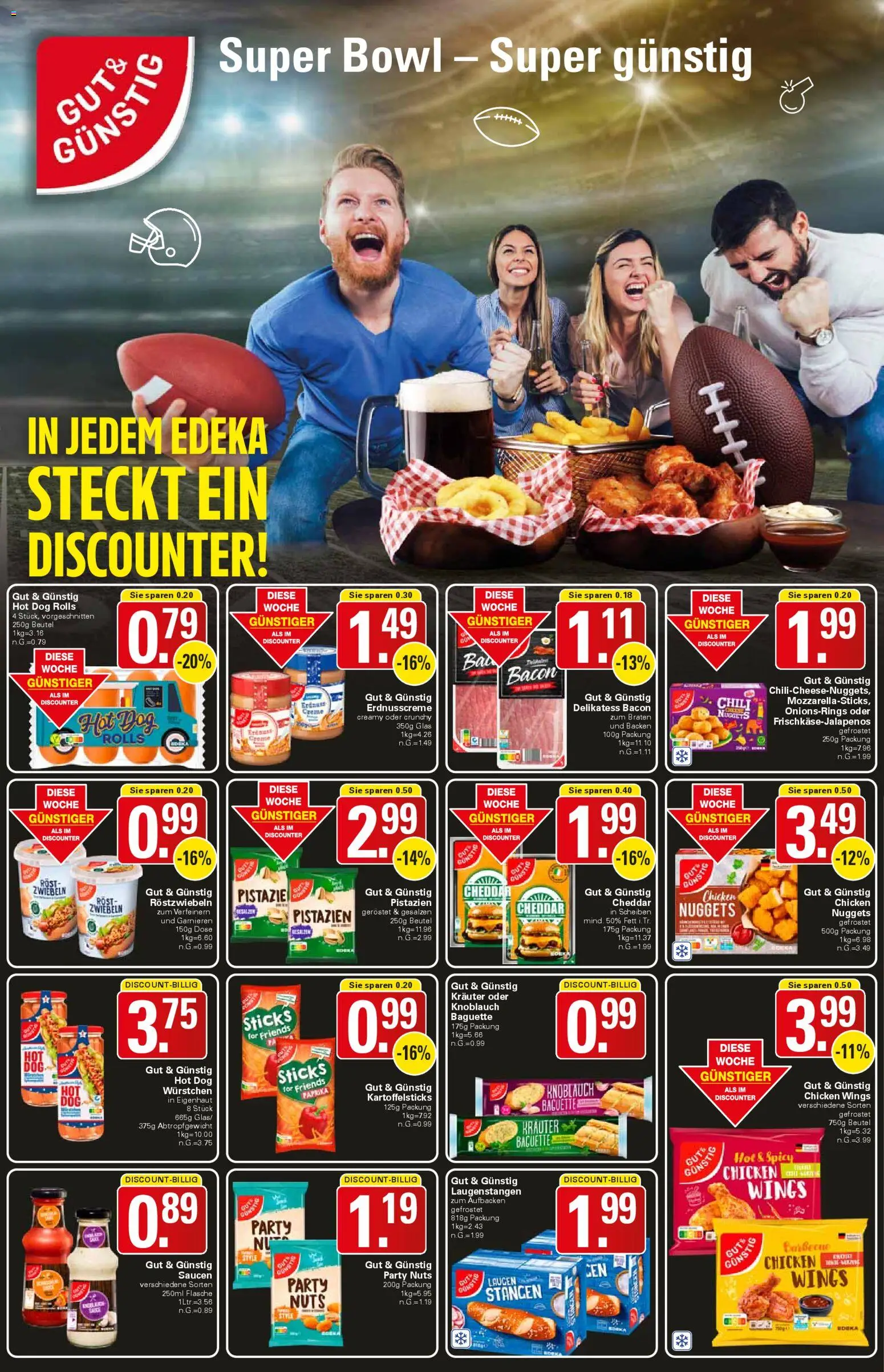 WEZ Prospekt – gültig ab 02.02.2026 | Seite: 3 | Produkte: Baguette, Pistazien, Creme, Paprika