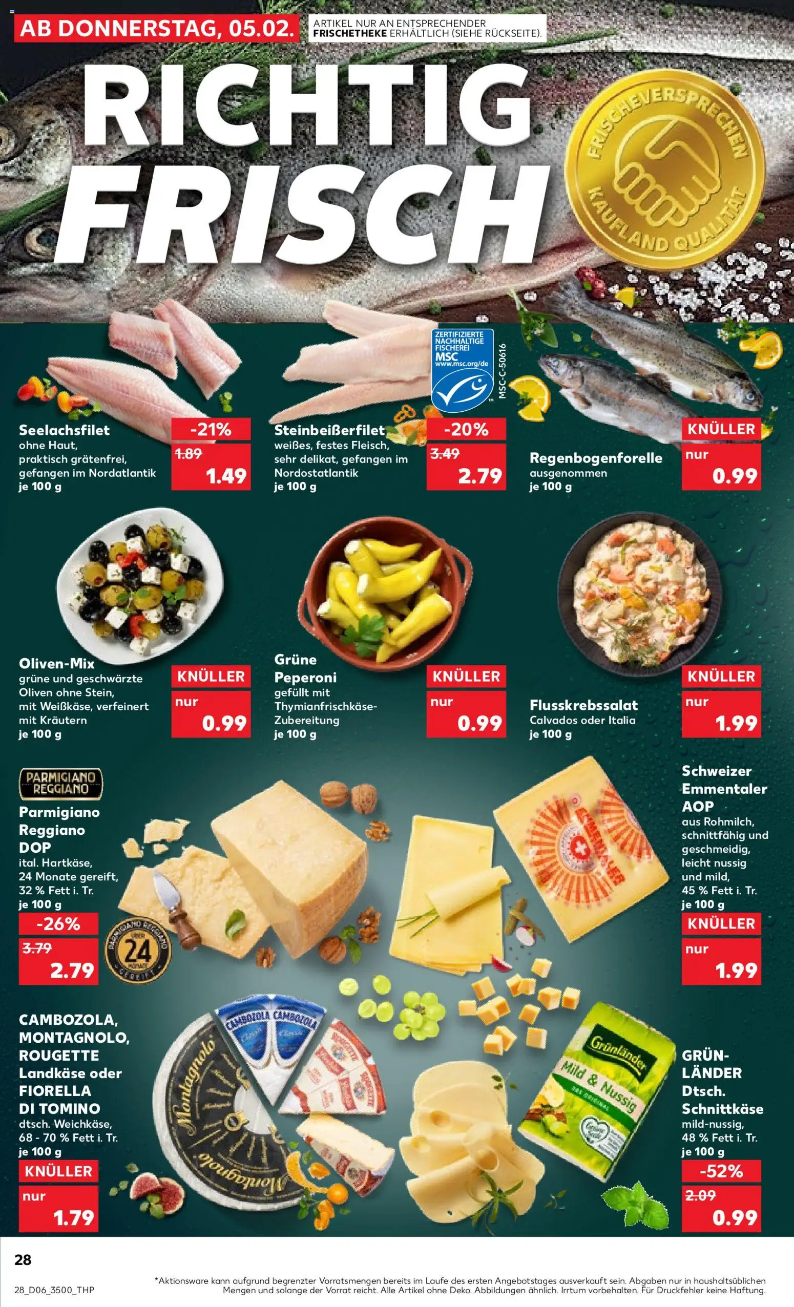 Kaufland prospekt Jena	 – gültig ab 05.02.2026 | Seite: 28 | Produkte: Grunlander