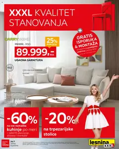 Lesnina XXXL katalog - pregled Lesnina XXXL kataloga - važi od 08.09.2025