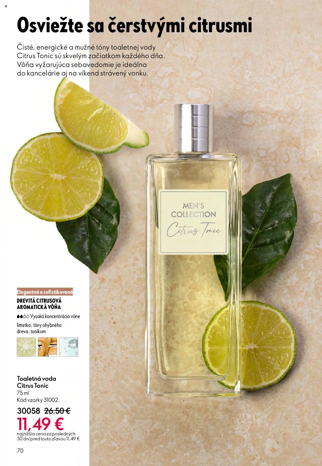 Nové Oriflame akcie – leták je platný od 22.10.2025 | Strana: 70 | Produkty: Toaletná voda, Voda