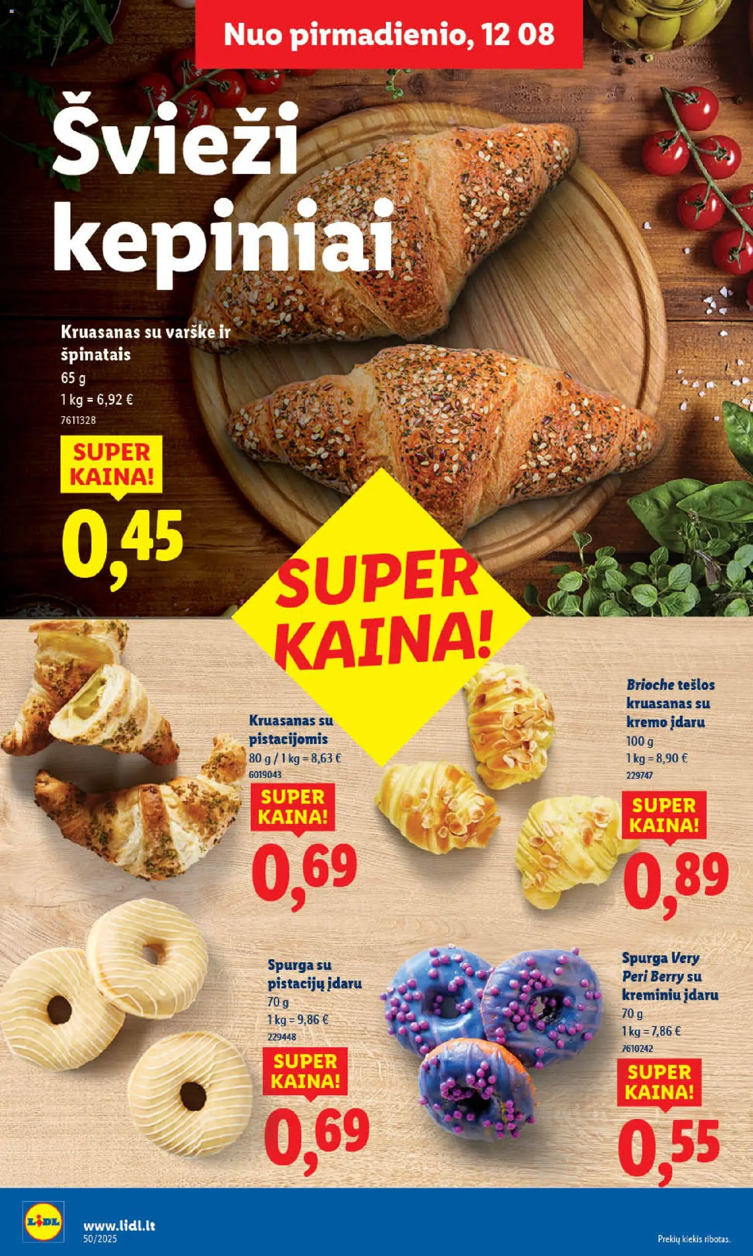 LIDL akcijos nuo 11.12.2025 | Puslapis: 10 | Prekių: Spurga, Varškė