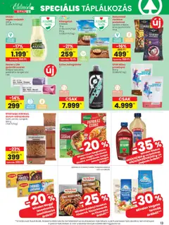 Spar akciós ujság - amely érvényes a következő dátumtól: 10.07.2025 | Oldal: 13 | Termékek: Fűszerkeverék, Ketchup, Száraztészta, Majonéz