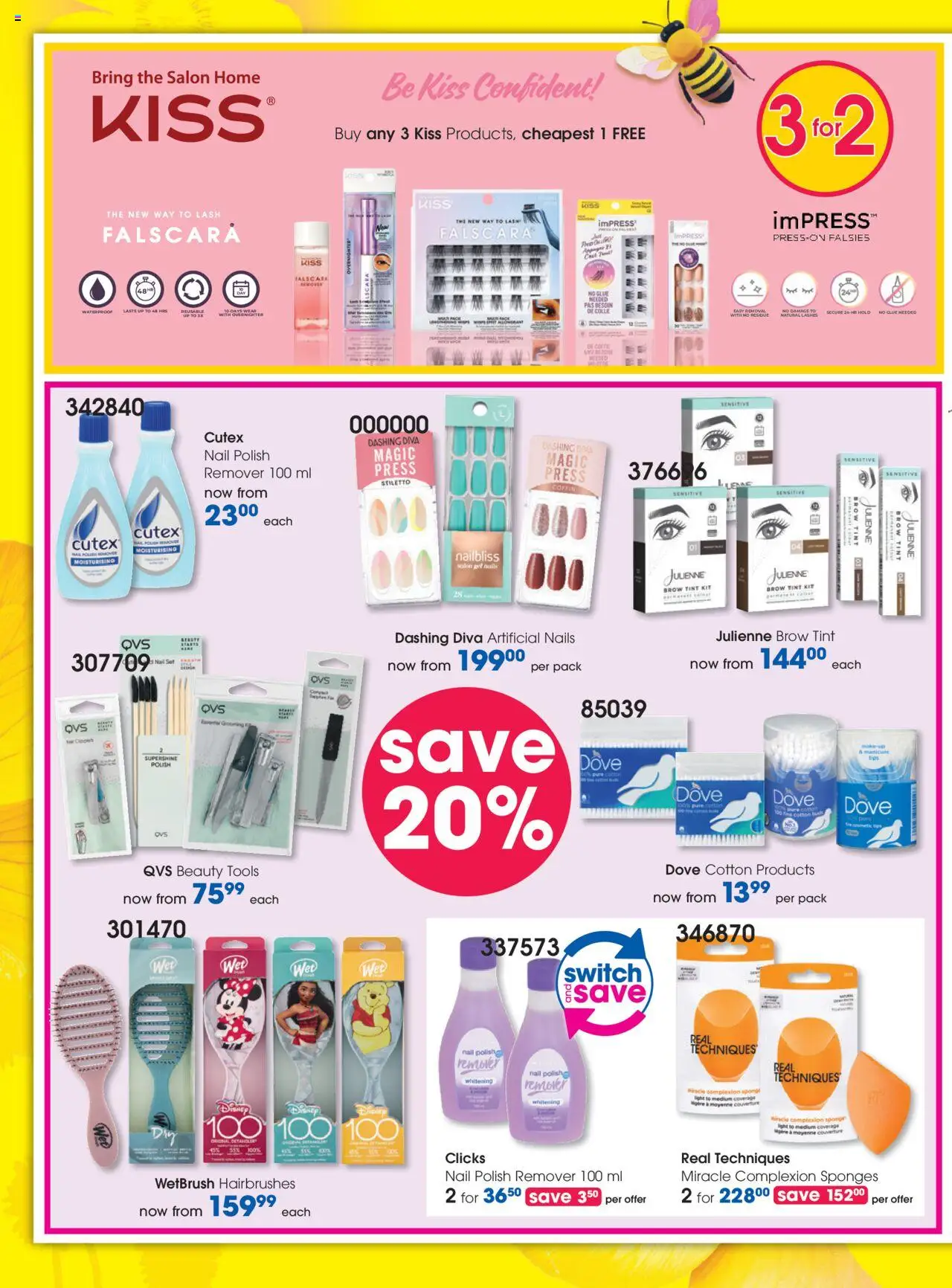 New Clicks catalogue – valid from 23.09.2025 | Page: 28 | Products: Switch, Rice, Nail polish, Cutex