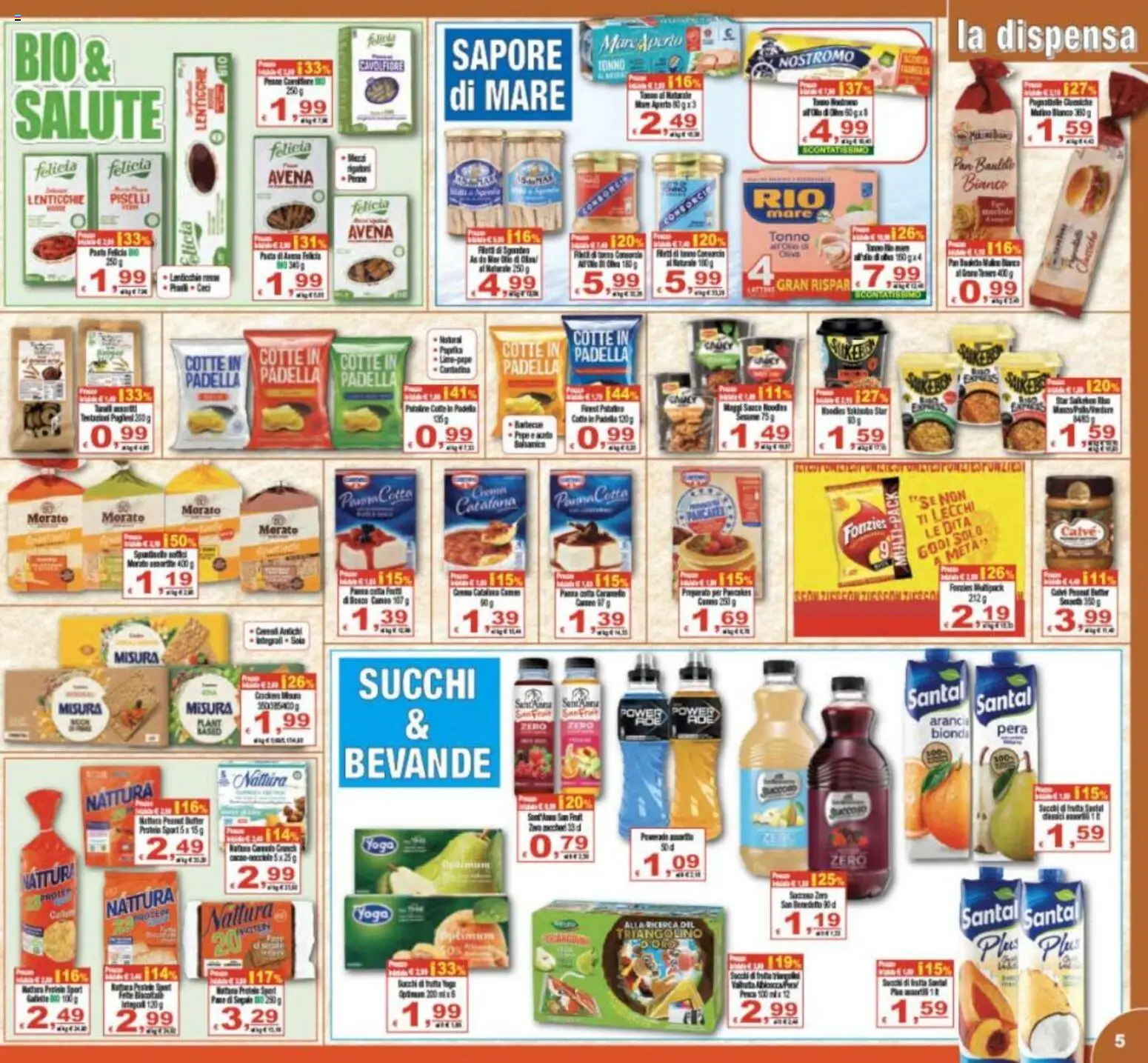 Volantino CTS del 06.03.2026 | Pagina: 5 | Prodotti: Lenticchie, Pasta, Pera, Cavolfiore