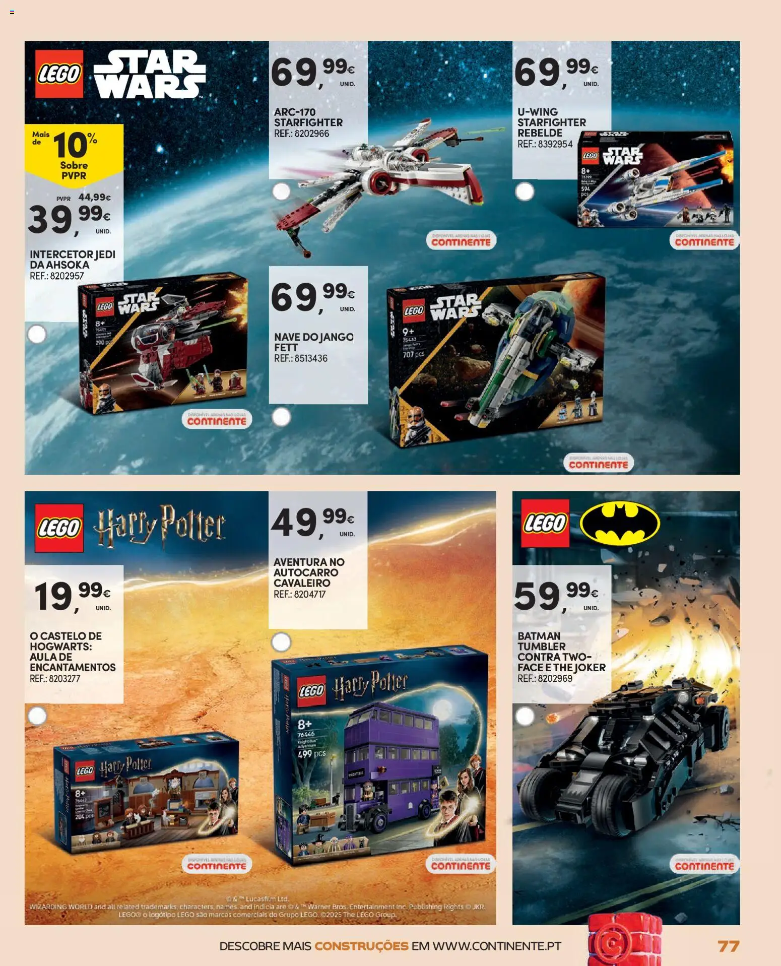 Continente - Brinquedos │ válido de 13.11.2025 | Página: 77 | Produtos: PC
