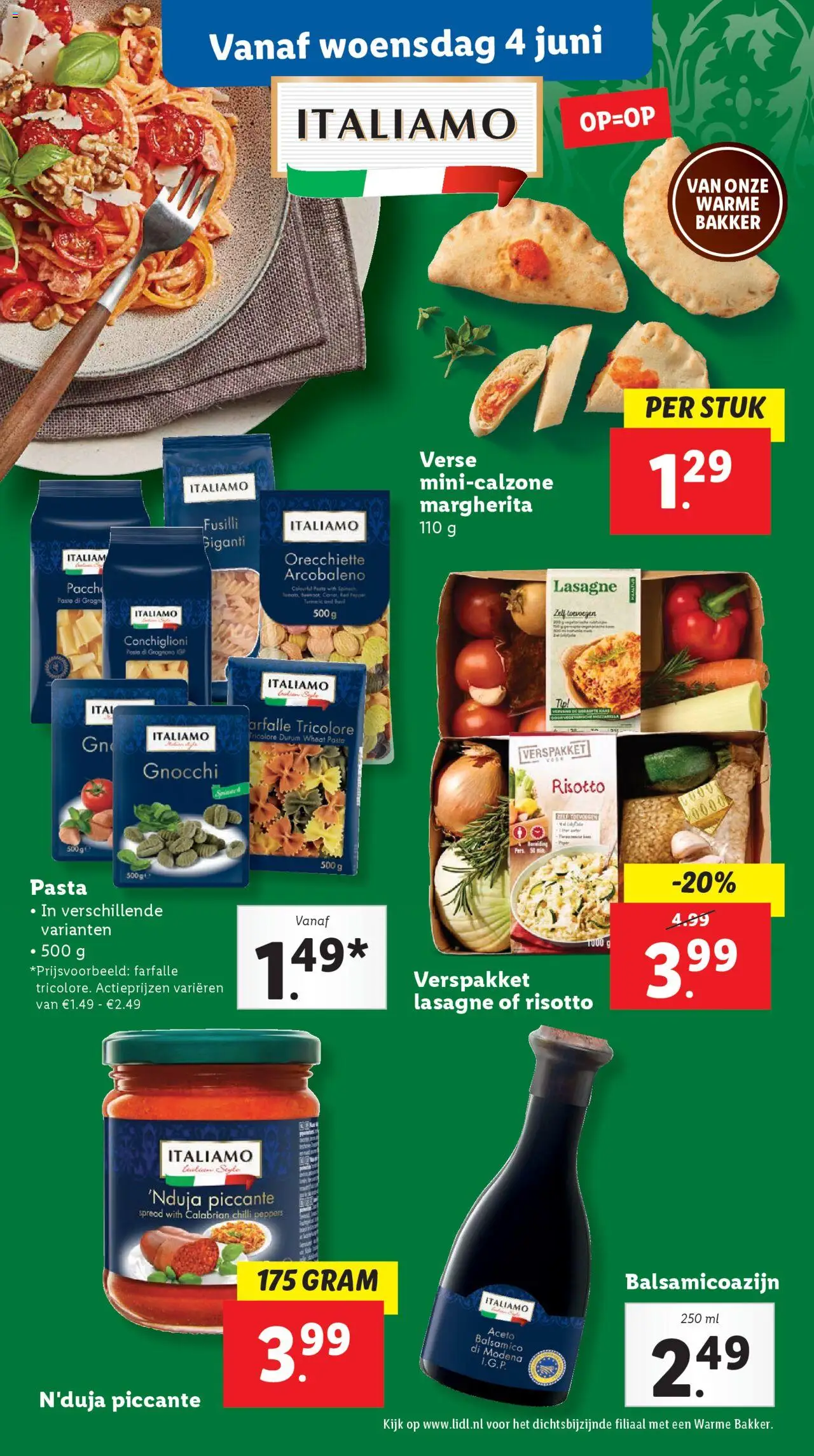  | Pagina: 22 | Producten: Pasta, Lasagne