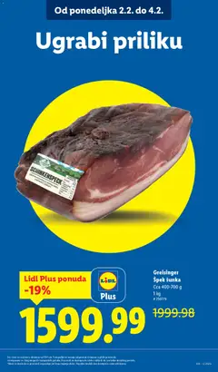 Greisinger Špek šunka, Cca 400-700 g, 1 kg - pregled Lidl kataloga - važi od 29.01.2026 | Strana: 11