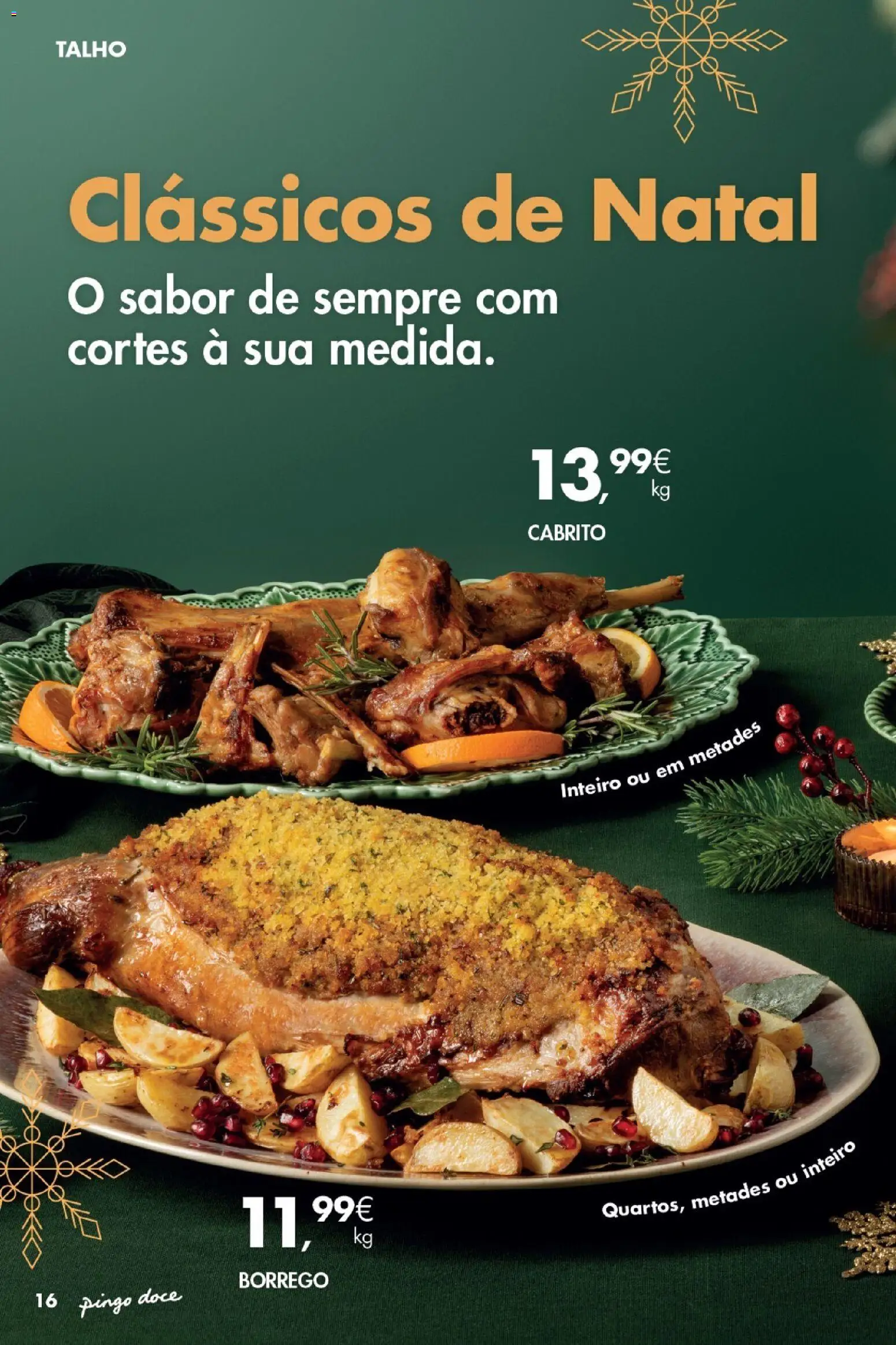 Pingo Doce - Catálogo de Natal │ válido de 25.11.2025 | Página: 16 | Produtos: Cabrito