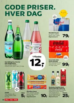 Super Brugsen - Tilbudsavis uge 12 gyldig fra 19.03.2026 | Side: 32 | Produkter: Sodavand, Lime, Fanta, Cola