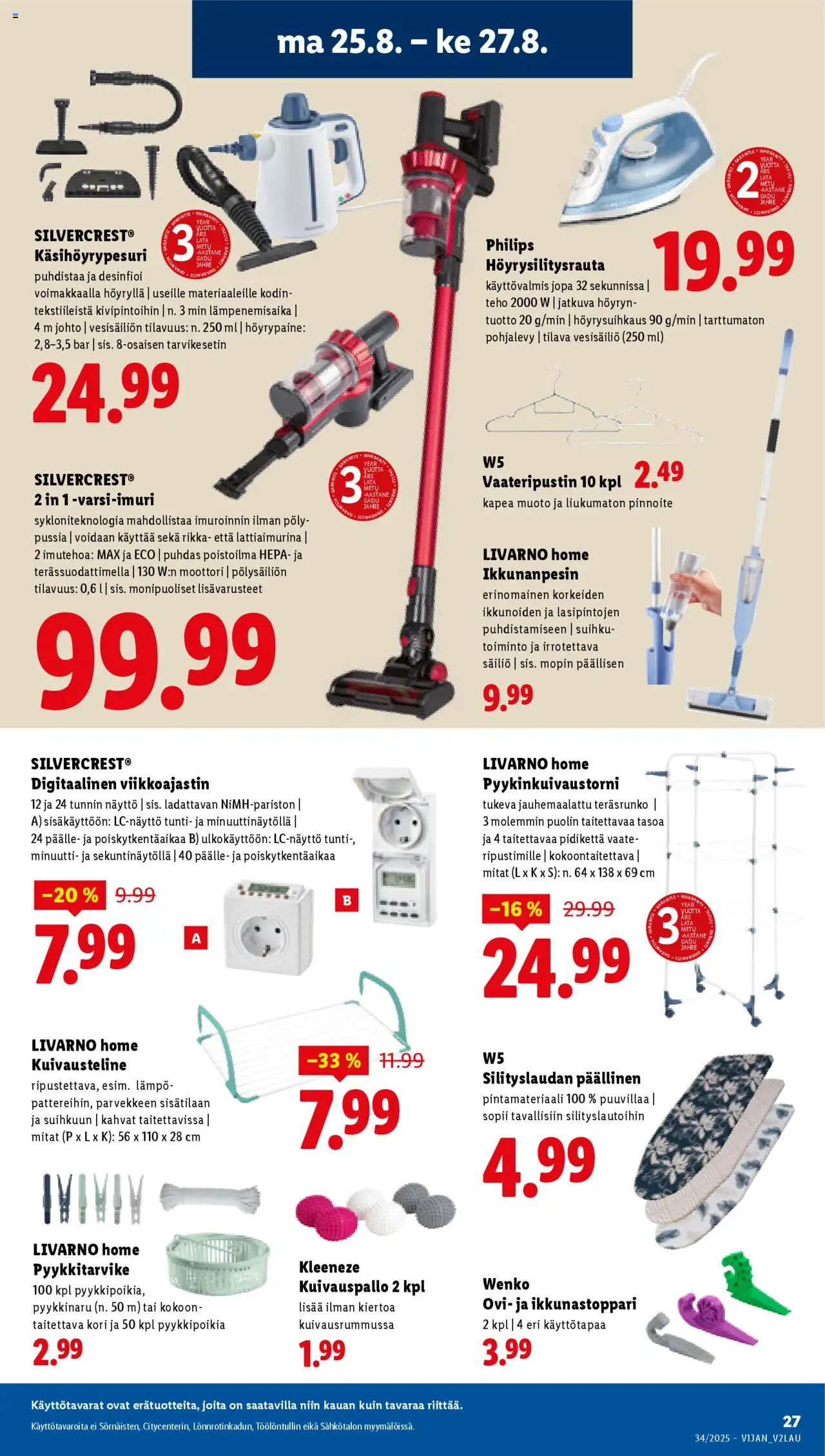  | Sivu: 31 | Tuotteet: Suihku, Kori, Näyttö