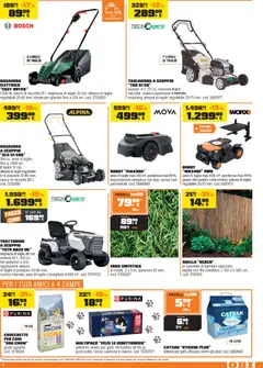 Anteprima del volantino OBI volantino valido a partire dal 02.04.2026 | Pagina: 4 | Prodotti: Salmone, Rasaerba, Trattorino, Robot