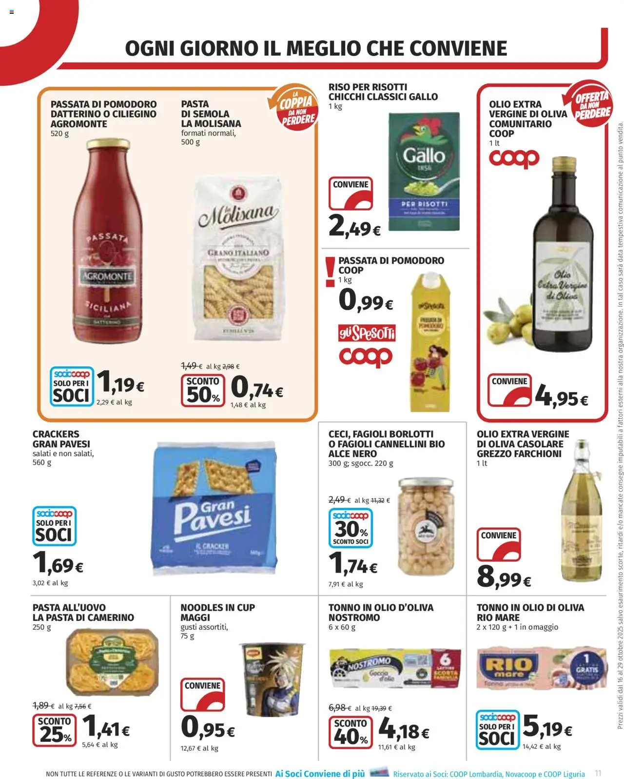 Volantino COOP del 16.10.2025 | Pagina: 11