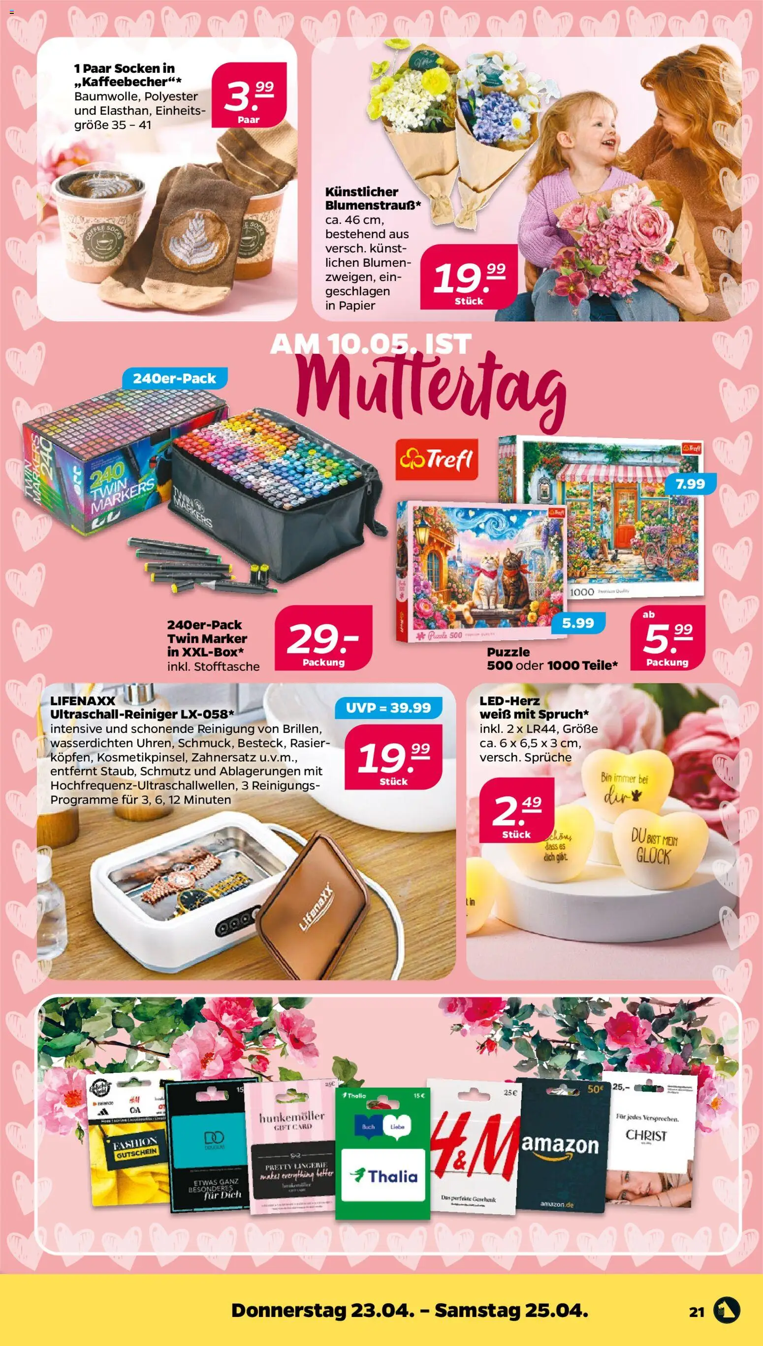Netto Prospekt 	 – gültig ab 20.04.2026 | Seite: 25 | Produkte: Blumen, Socken