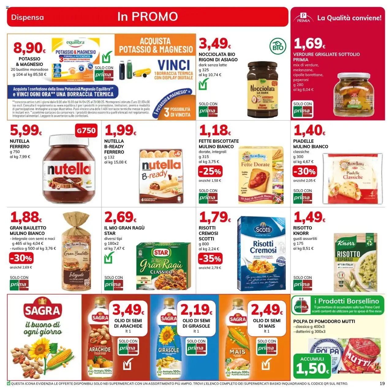 Volantino Basko del 03.06.2025 | Pagina: 19 | Prodotti: Peperoni, Cipolle, Noci, Nutella