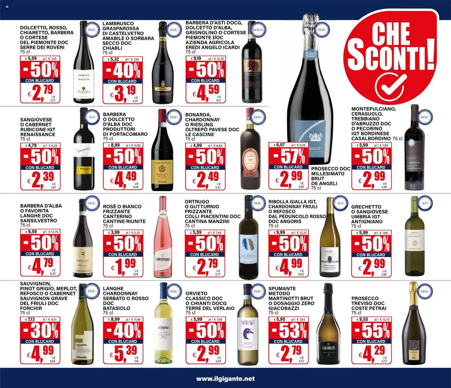 Volantino Il Gigante del 15.01.2026 | Pagina: 27 | Prodotti: Prosecco, Spumante, Pecorino