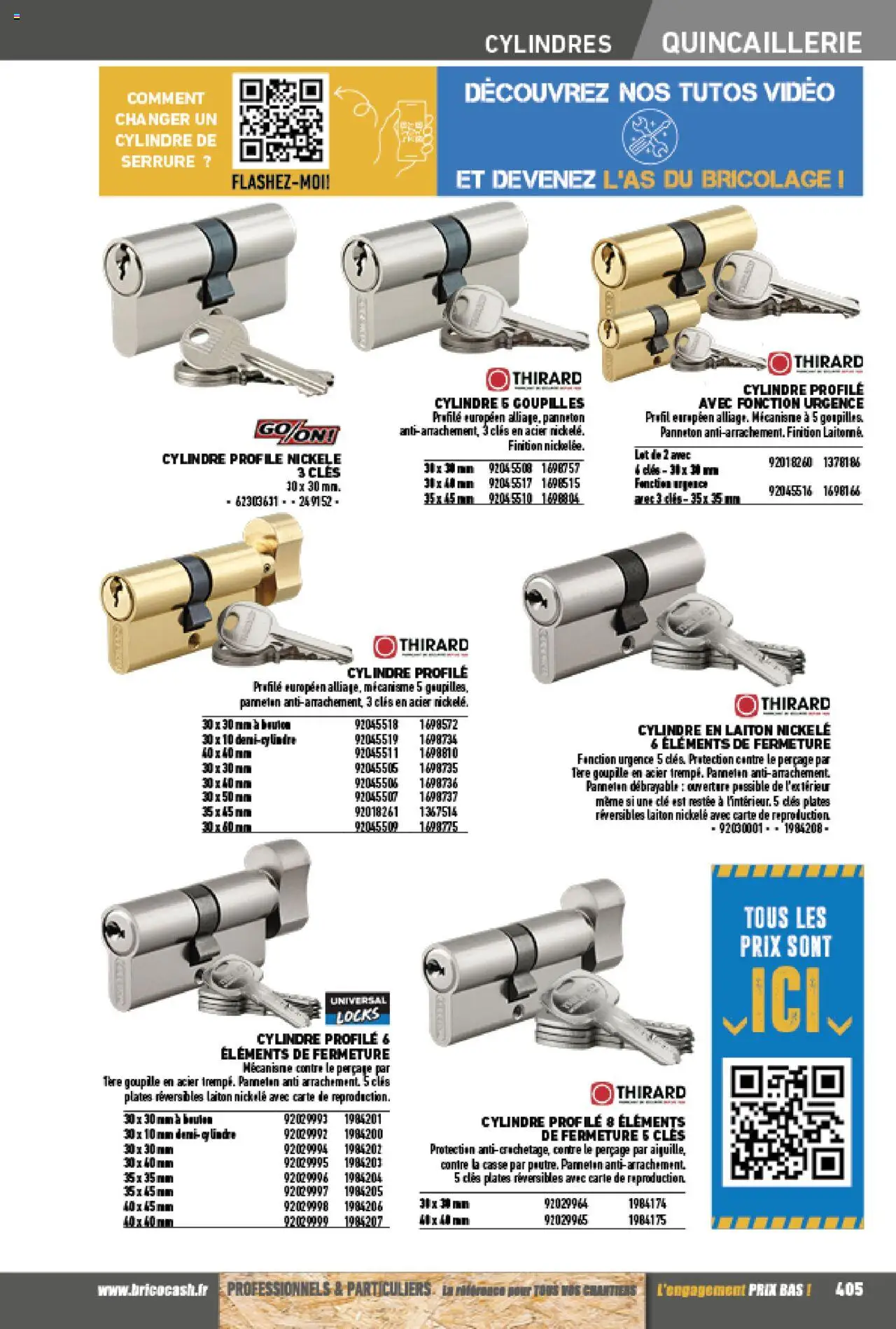 {H1} | Page: 405 | Produits: Vidéo, Clé