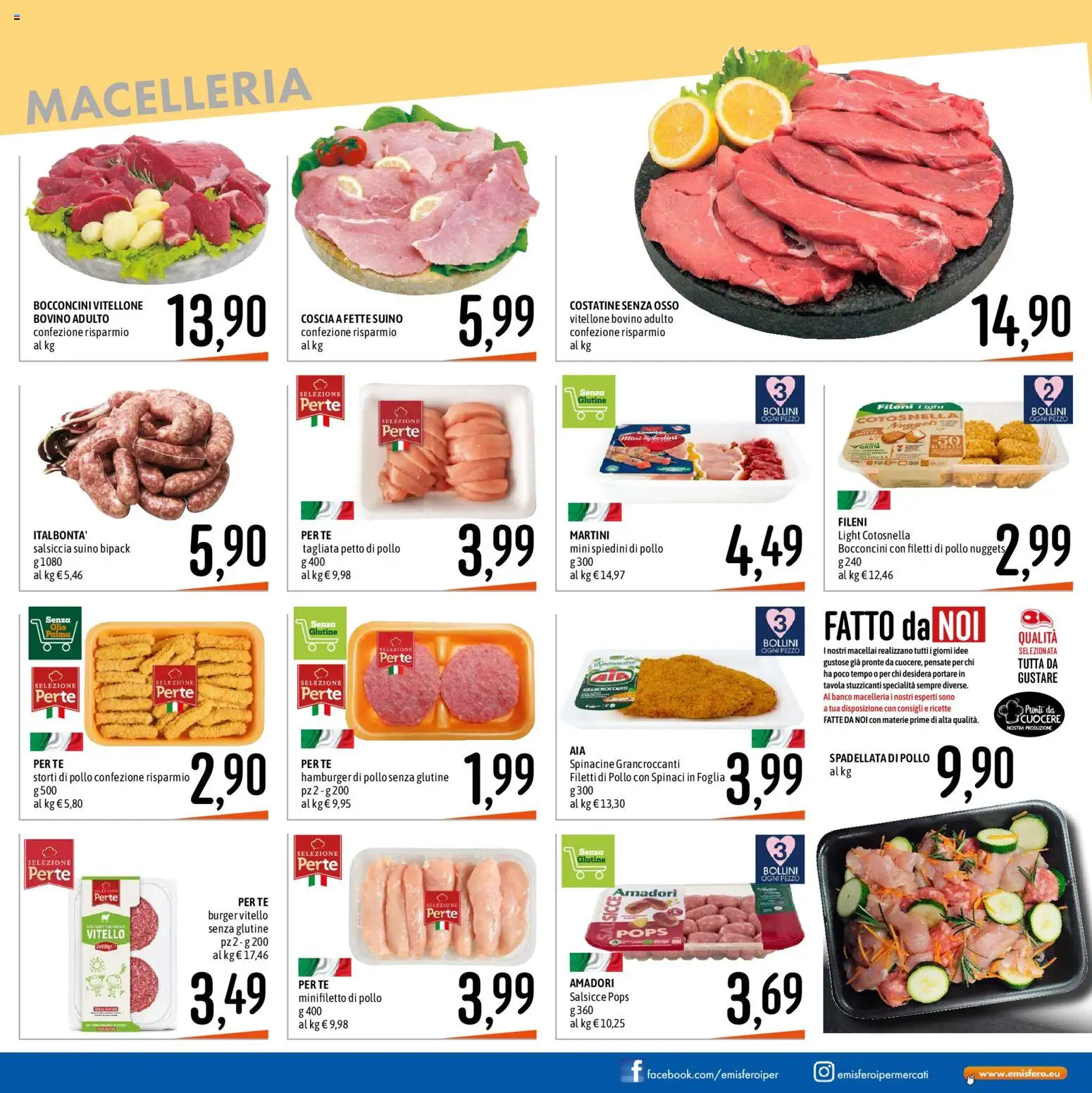 Volantino Emisfero del 09.04.2026 | Pagina: 9 | Prodotti: Pollo, Tè, Suino, Hamburger