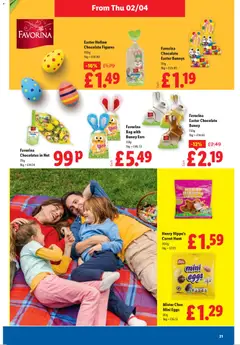 Preview of Lidl - Easter valid from 02.04.2026 | Page: 21 | Products: Eggs, Chocolate, Carrot, Bag