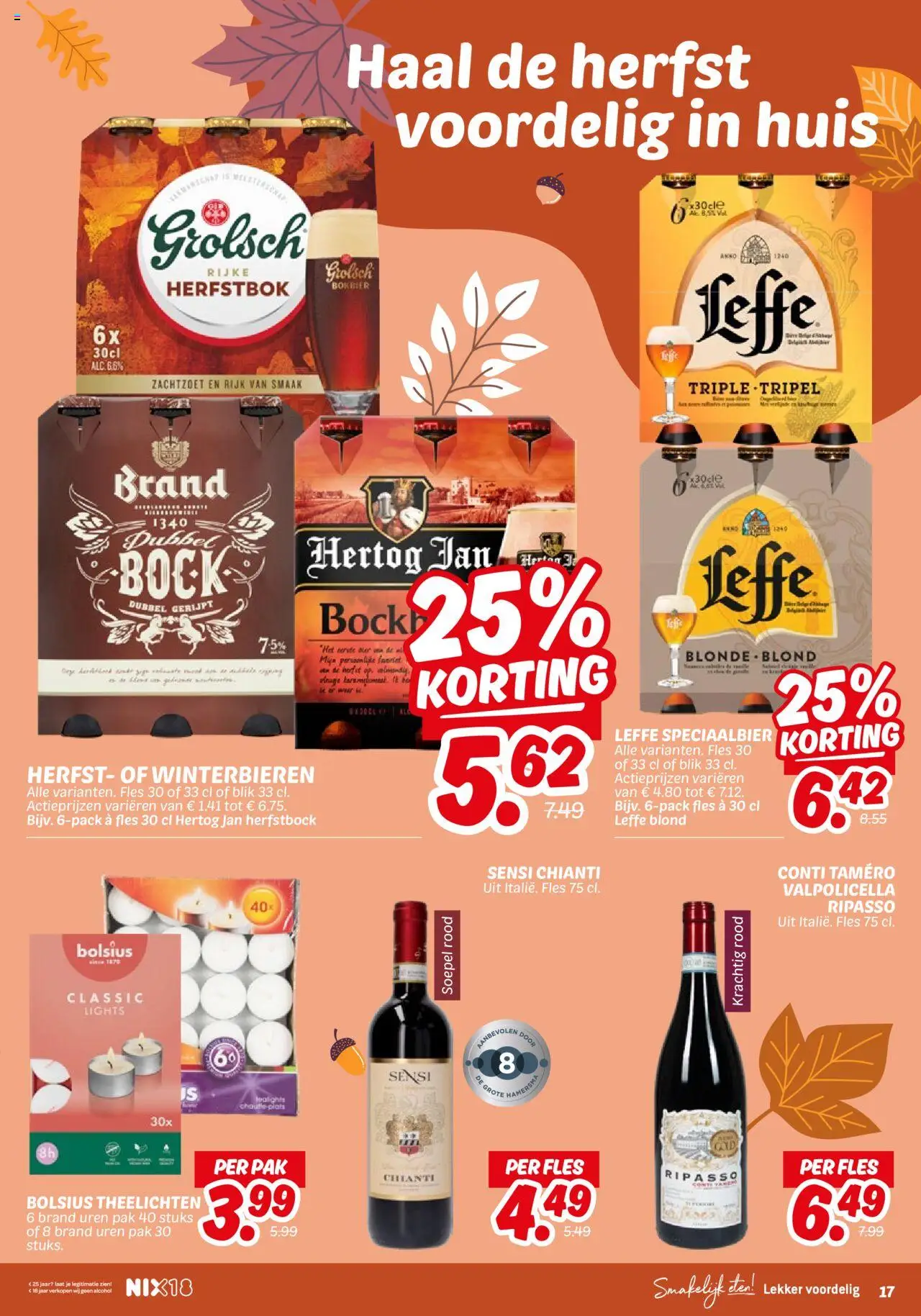 {H1} | Pagina: 17 | Producten: Fles, Alcohol