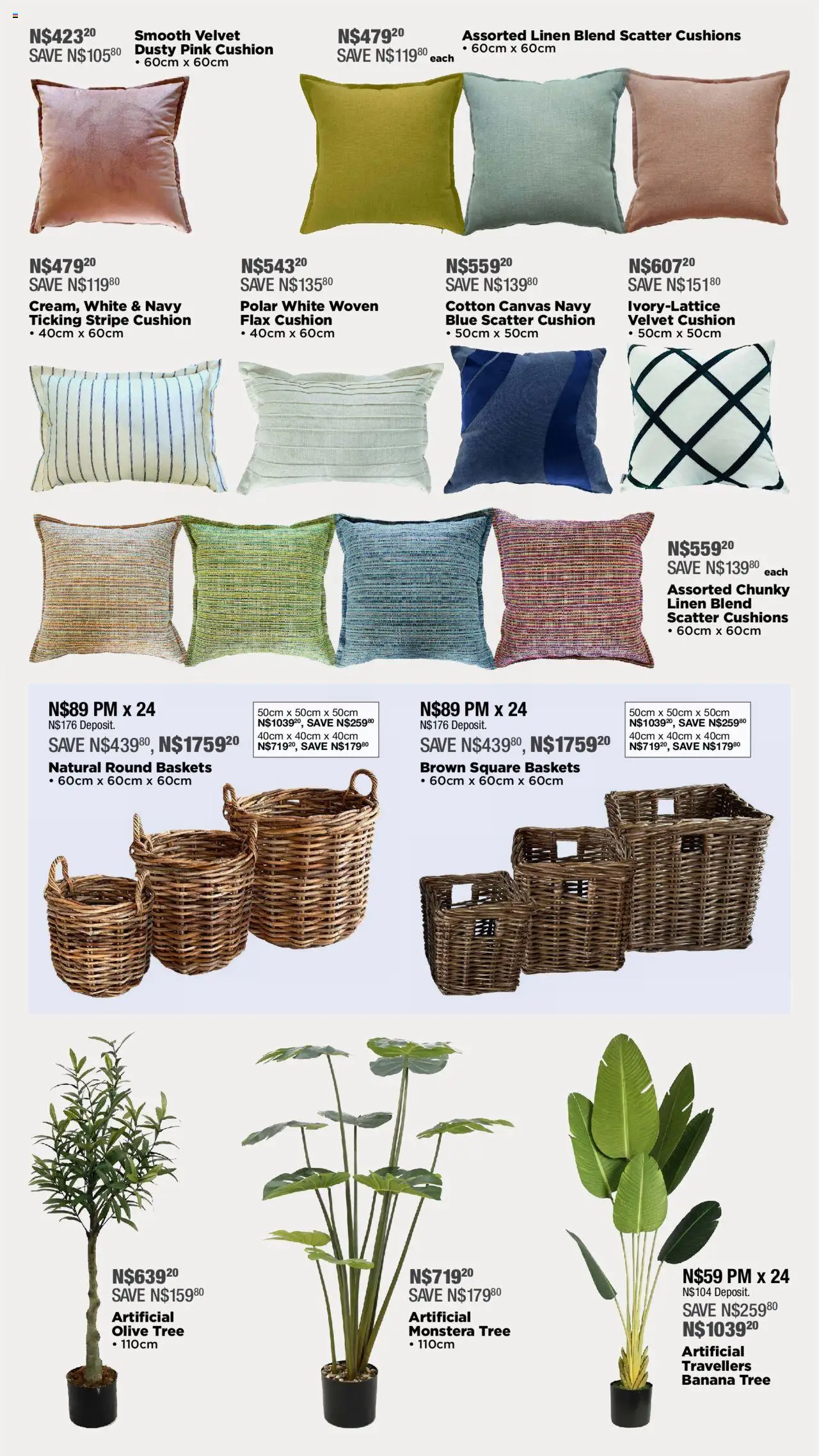 House and Home - Namibia Catalogue │ valid from 09.06.2025 | Page: 19 | Products: Cushion, Canvas