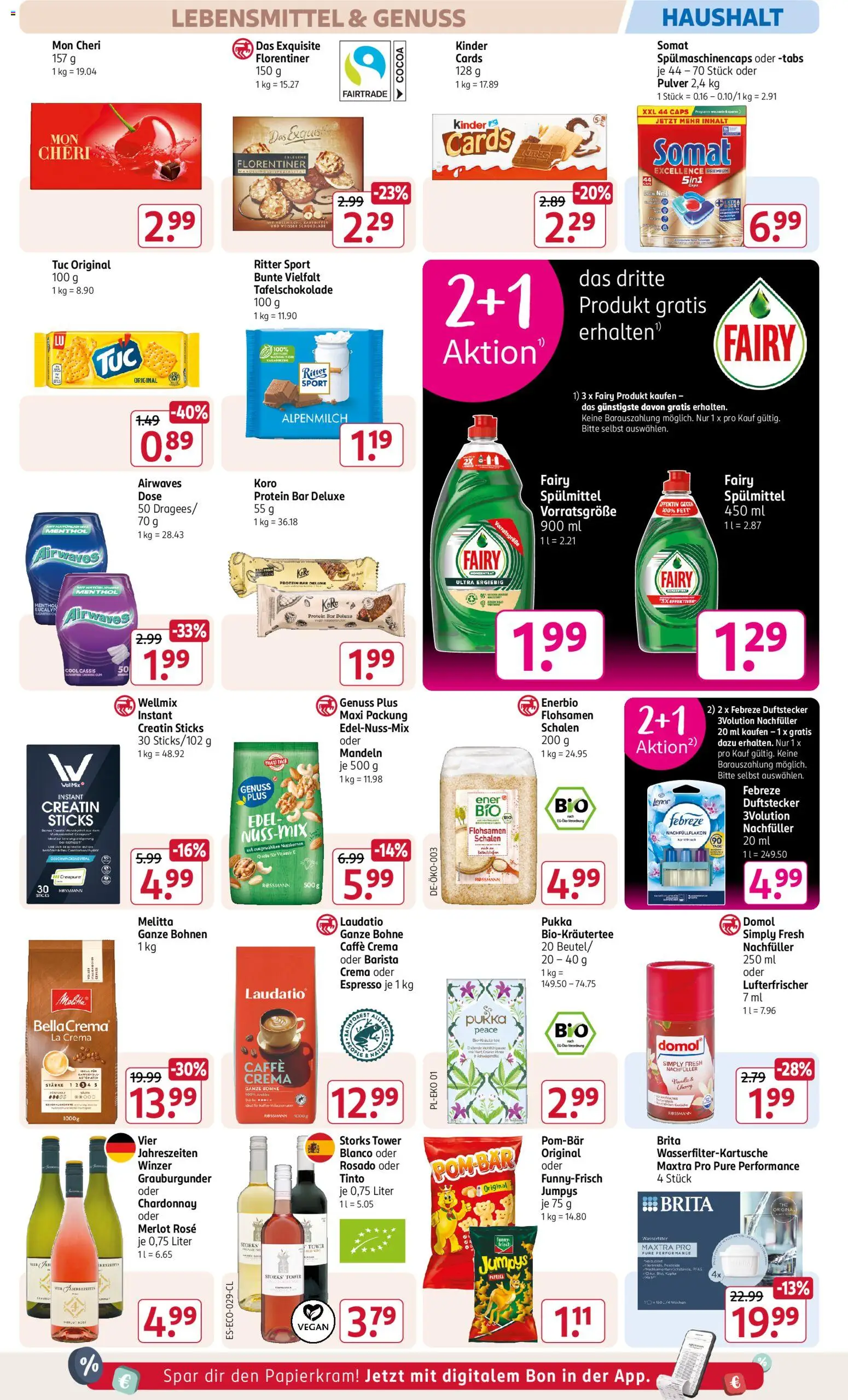 Rossmann - Black Friday – gültig ab 24.11.2025 | Seite: 12 | Produkte: Lenor, Ritter sport, POM-BÄR, Mon cheri