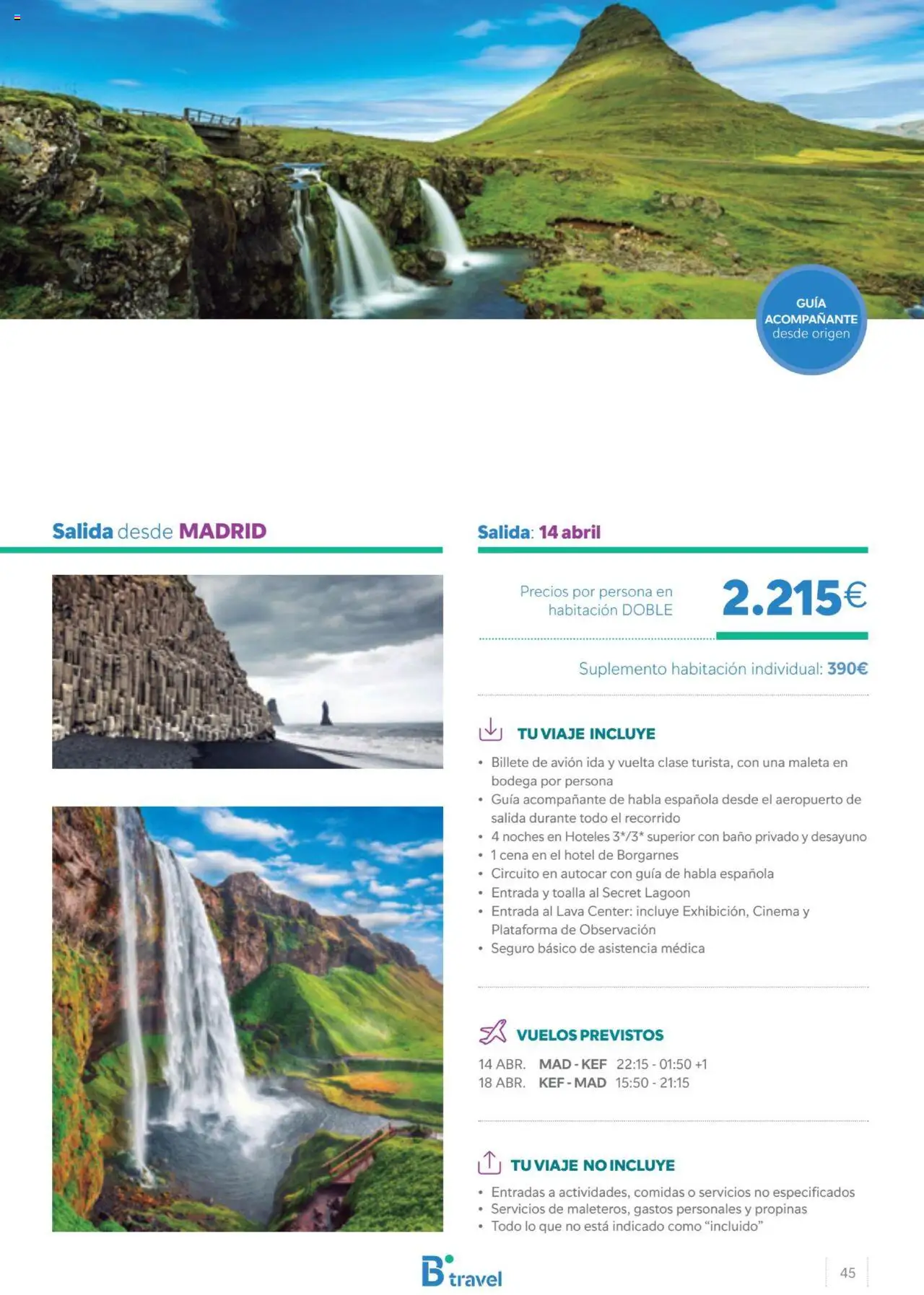 B the travel brand Viajeros Expertos 2025 │ válido desde el 30.09.2024 | Página: 45 | Productos: Maleta, Baño