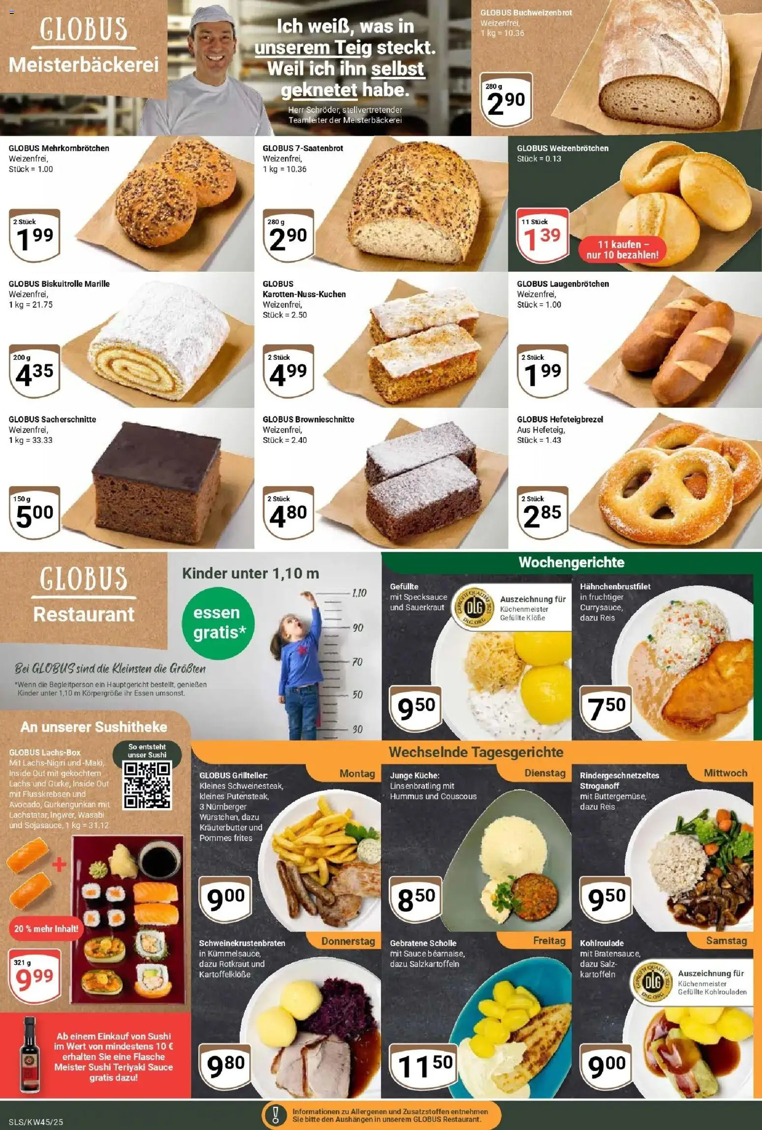 Globus prospekt Saarlouis	 – gültig ab 02.11.2025 | Seite: 7 | Produkte: Pommes, Küche, Kräuterbutter, Lachs