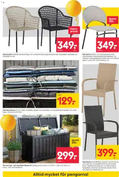 Rusta erbjudanden - Förhandsvisning av reklamblad från butik Rusta aktuell från 13.04.2026 | Sida: 8 | Produkter: Dynor, Dynlåda, Stol