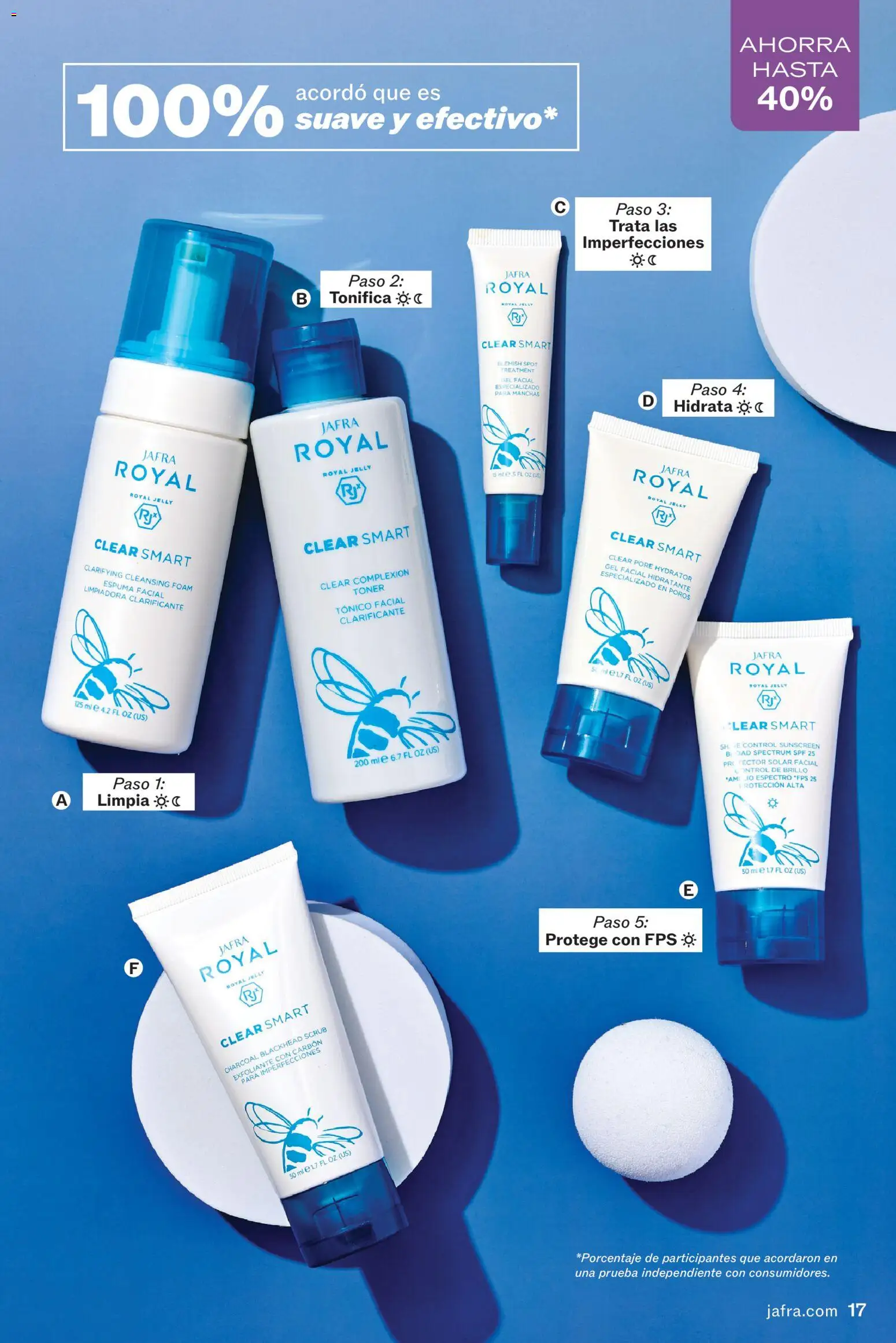 JAFRA folleto │ válido desde el 01.01.2026 | Página: 17 | Productos: Protector solar, Γαύρος, Toner